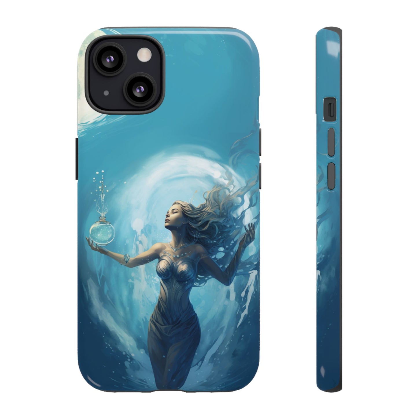 Aquarius Lunar Water Bearer Phone Case – iPhone, Google Pixel, Samsung Galaxy