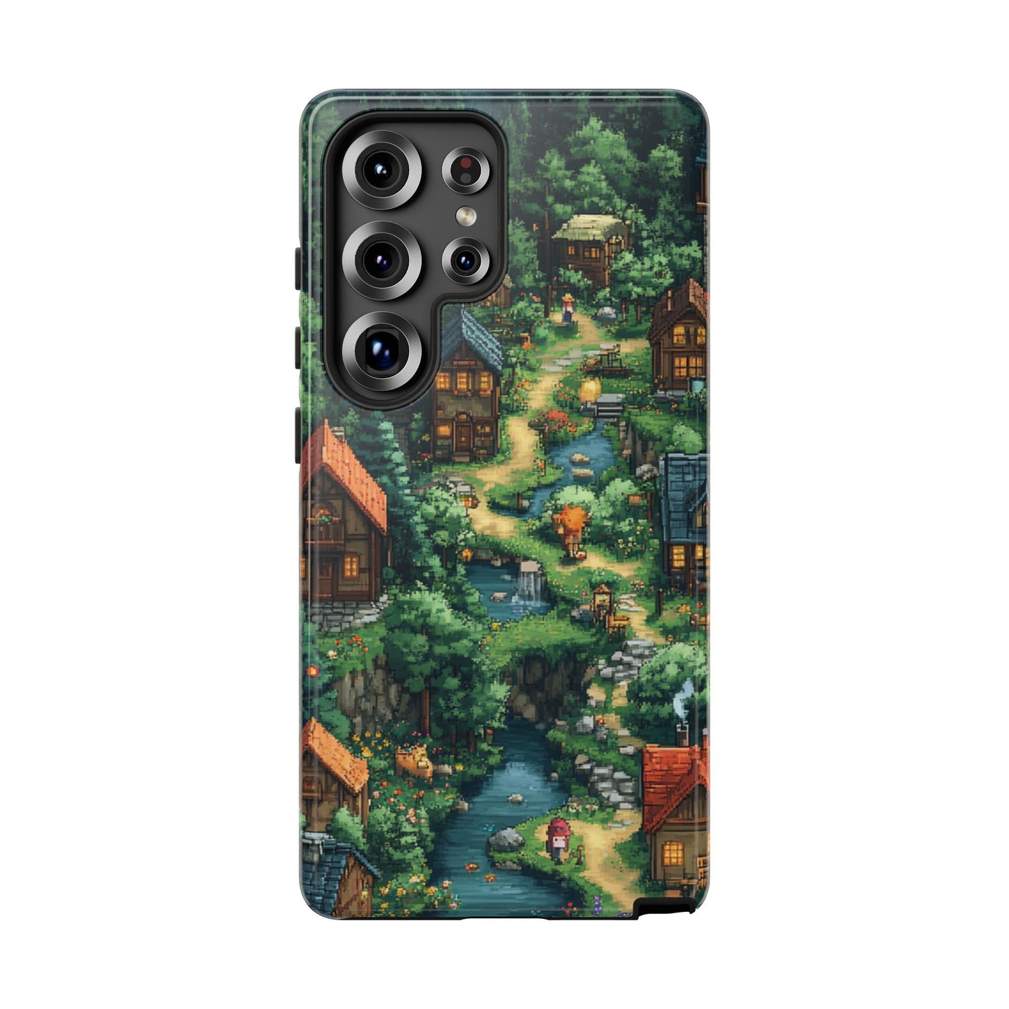 Pixel Forest Hamlet - Tough Samsung Galaxy Case