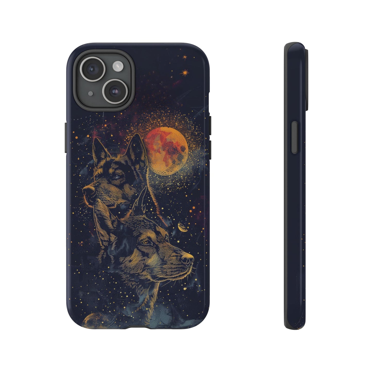 German Shepherd Celestial Phone Case – iPhone, Google Pixel, Samsung Galaxy