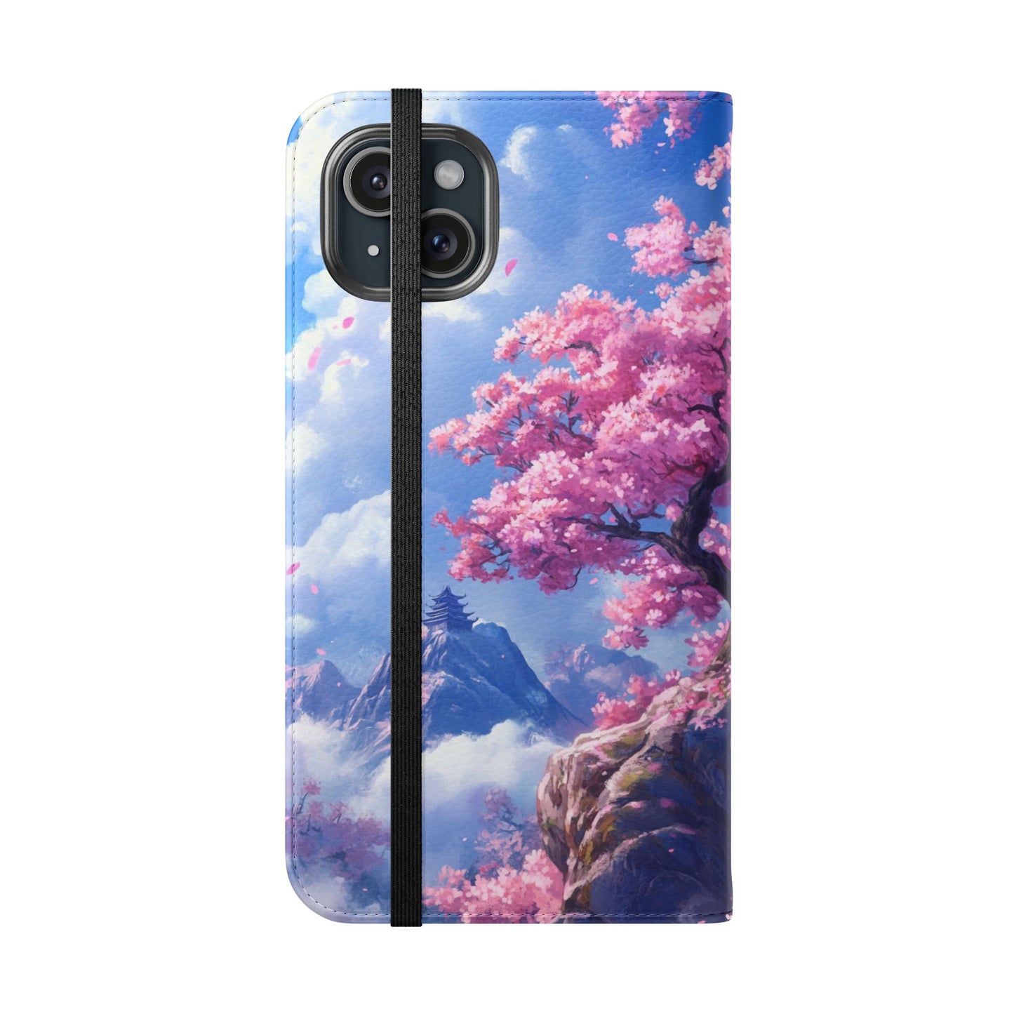 Sakura Sky Temple - Wallet Flip Case