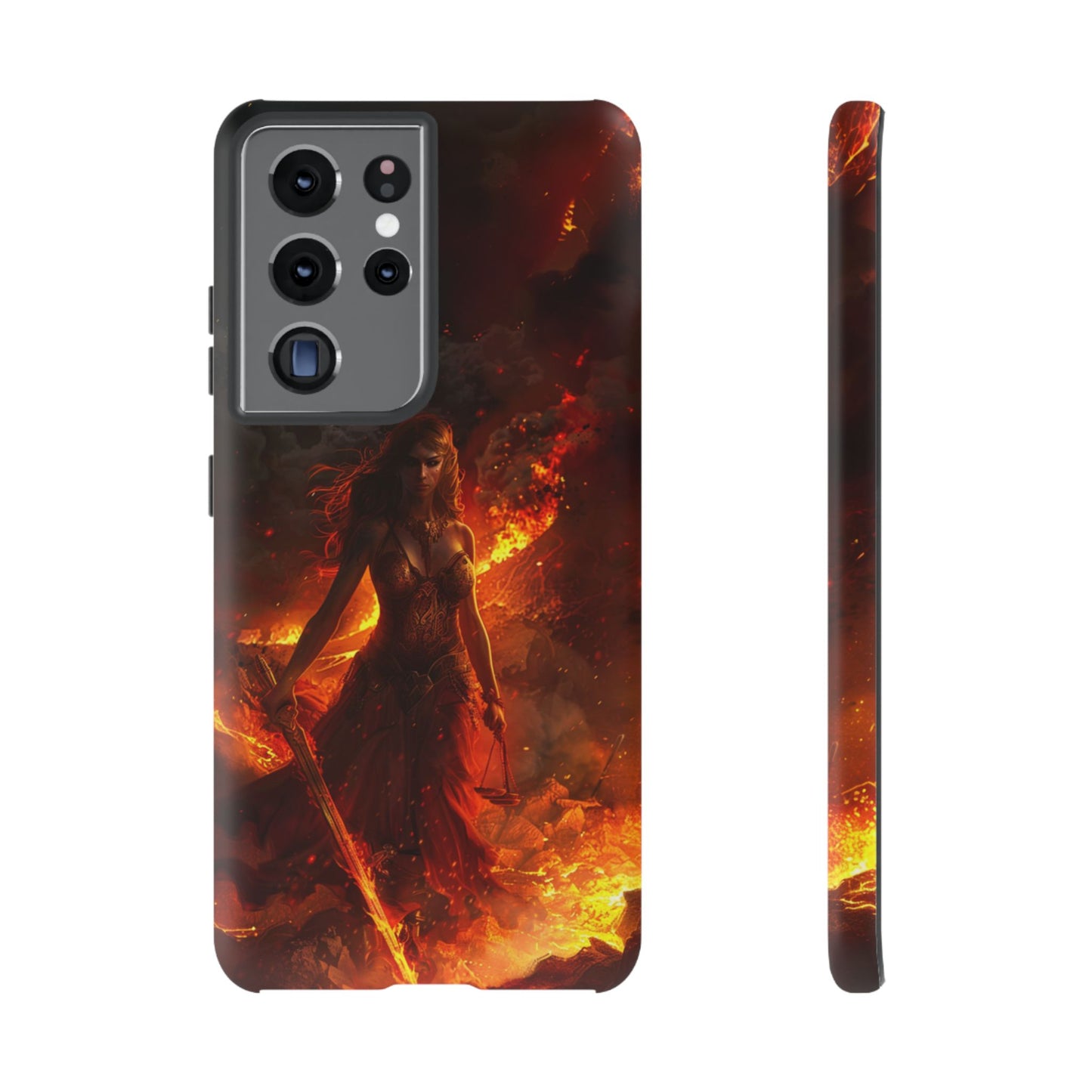 Fiery Goddess Nemesis Phone Case - iPhone, Google Pixel, Samsung Galaxy