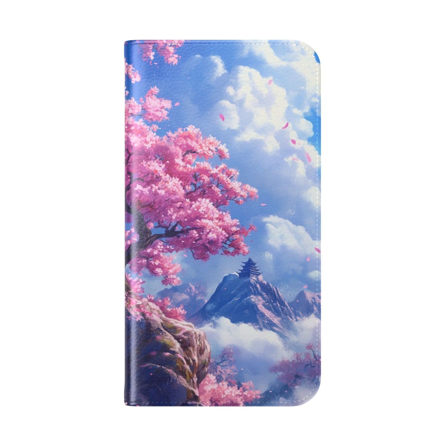Sakura Sky Temple - Wallet Flip Case