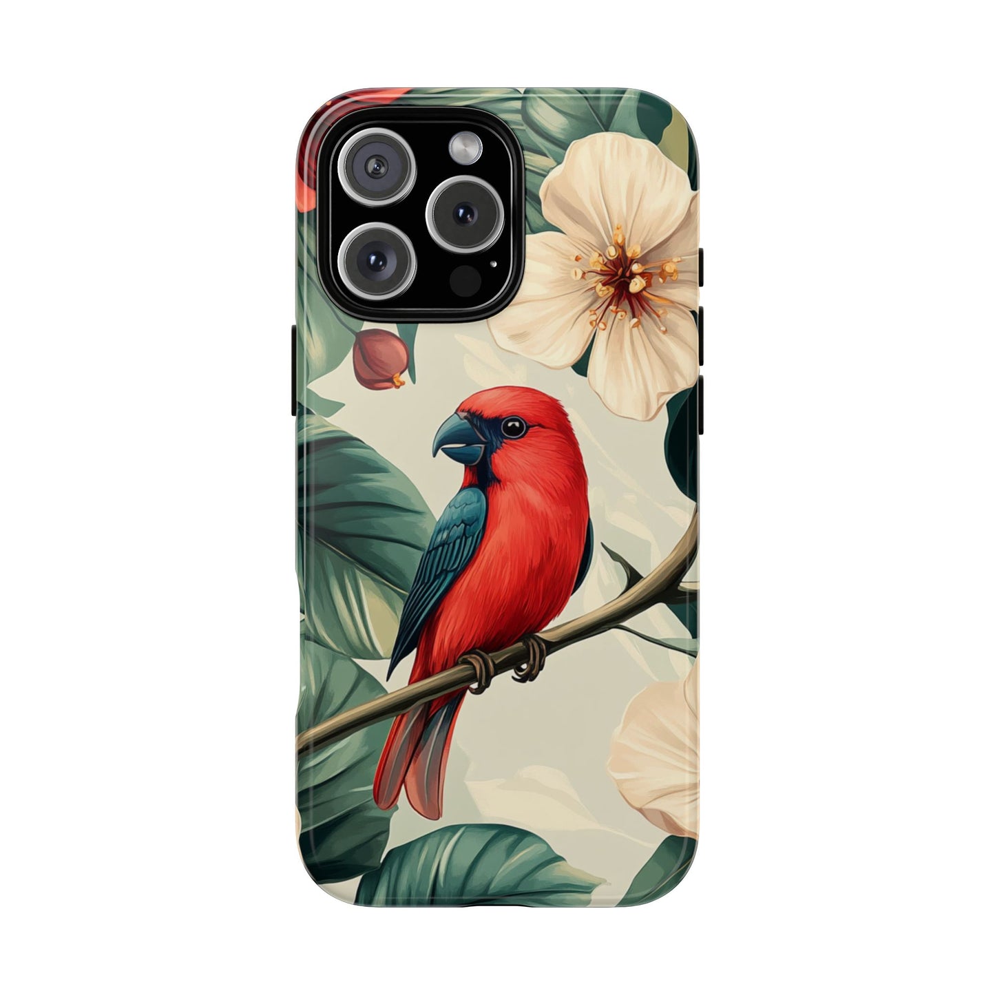 Scarlet Songbird - Tough iPhone Case