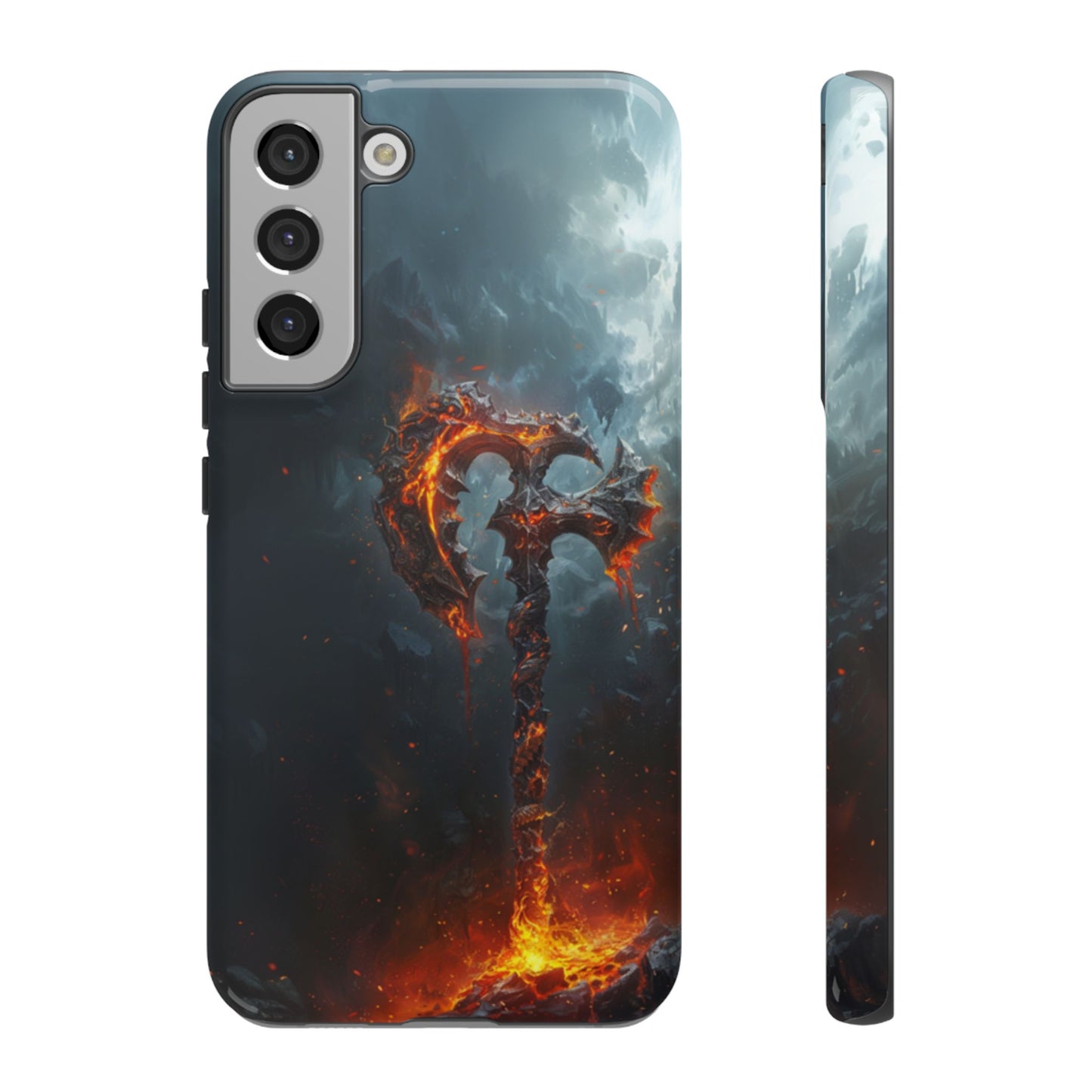 Molten War Axe - Tough Samsung Galaxy Case
