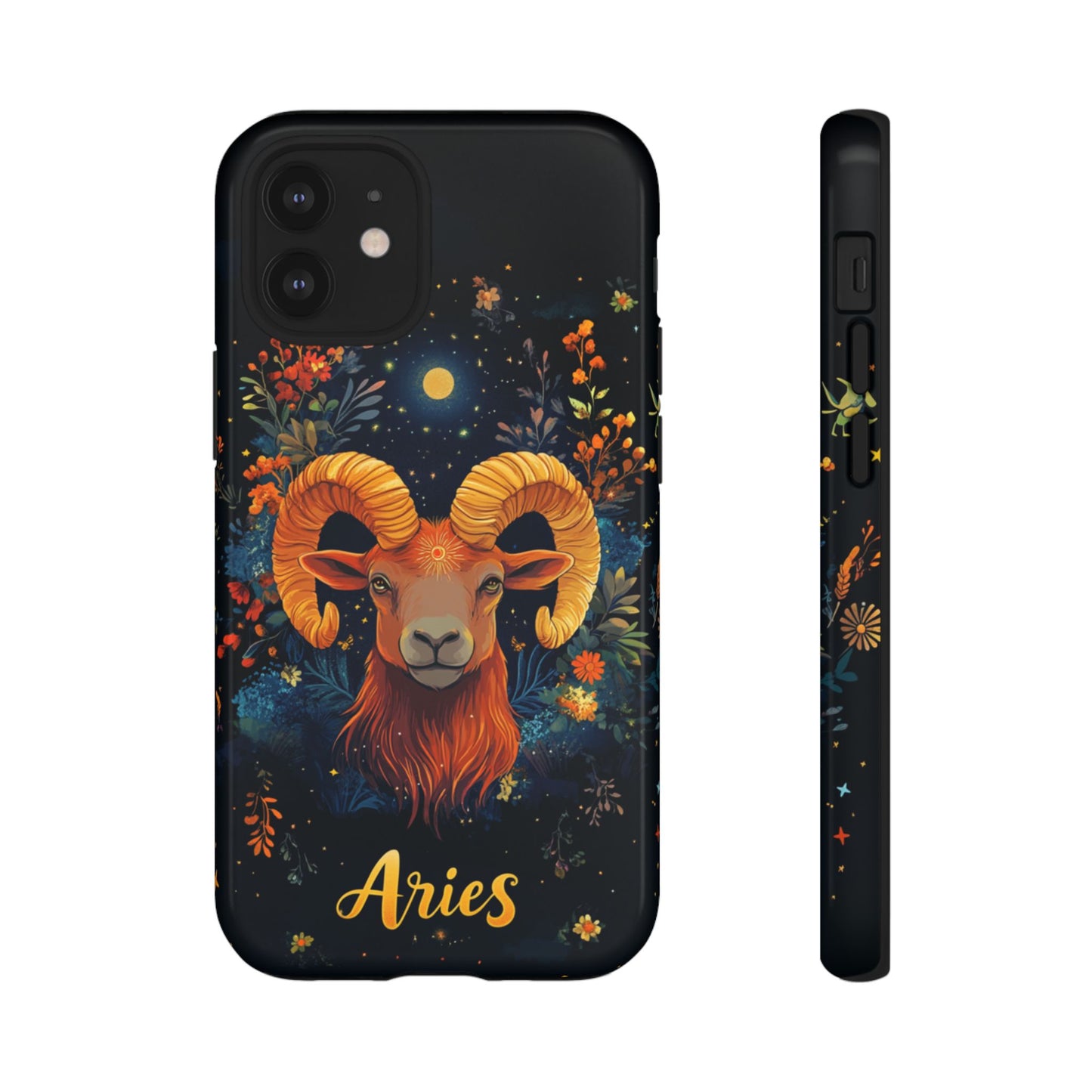 Aries Celestial Bloom Phone Case – iPhone, Google Pixel, Samsung Galaxy