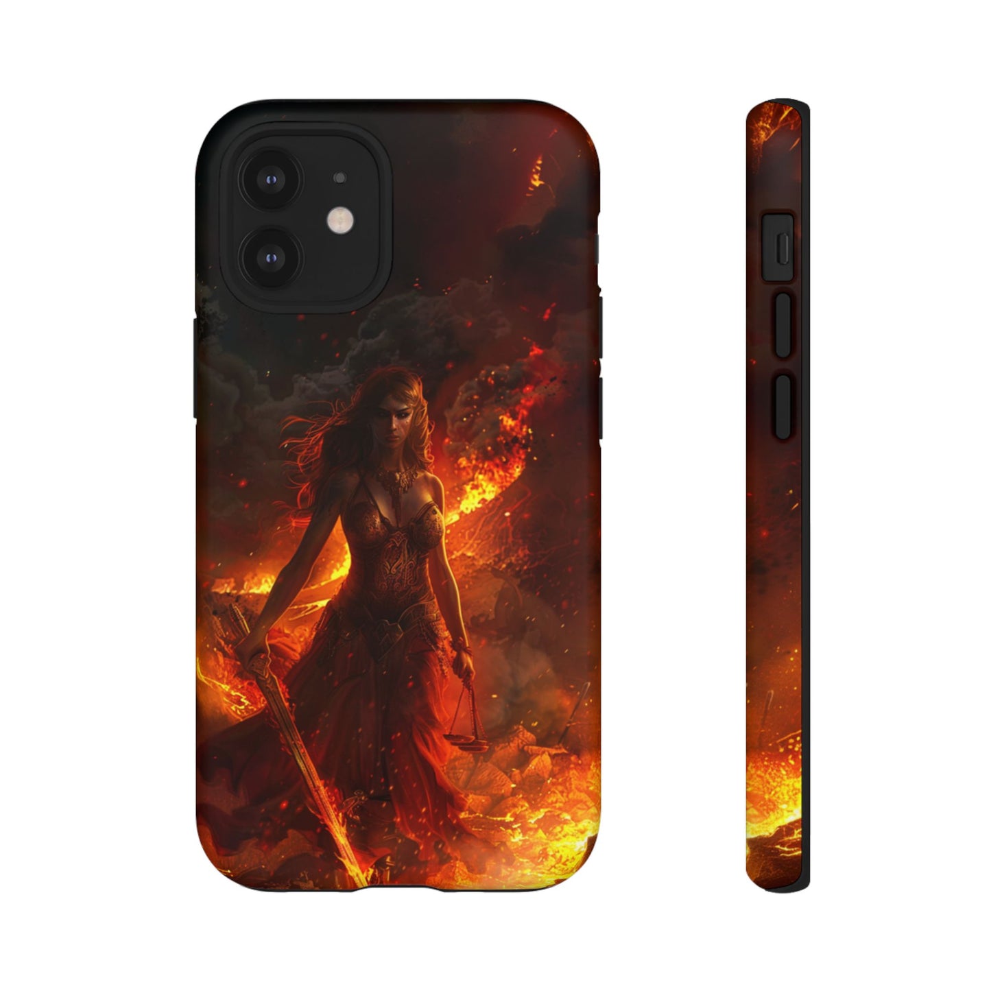 Fiery Goddess Nemesis Phone Case - iPhone, Google Pixel, Samsung Galaxy