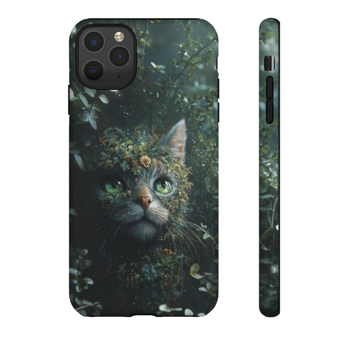 Forest Fantasy Cat Phone Case – iPhone, Google Pixel, Samsung Galaxy