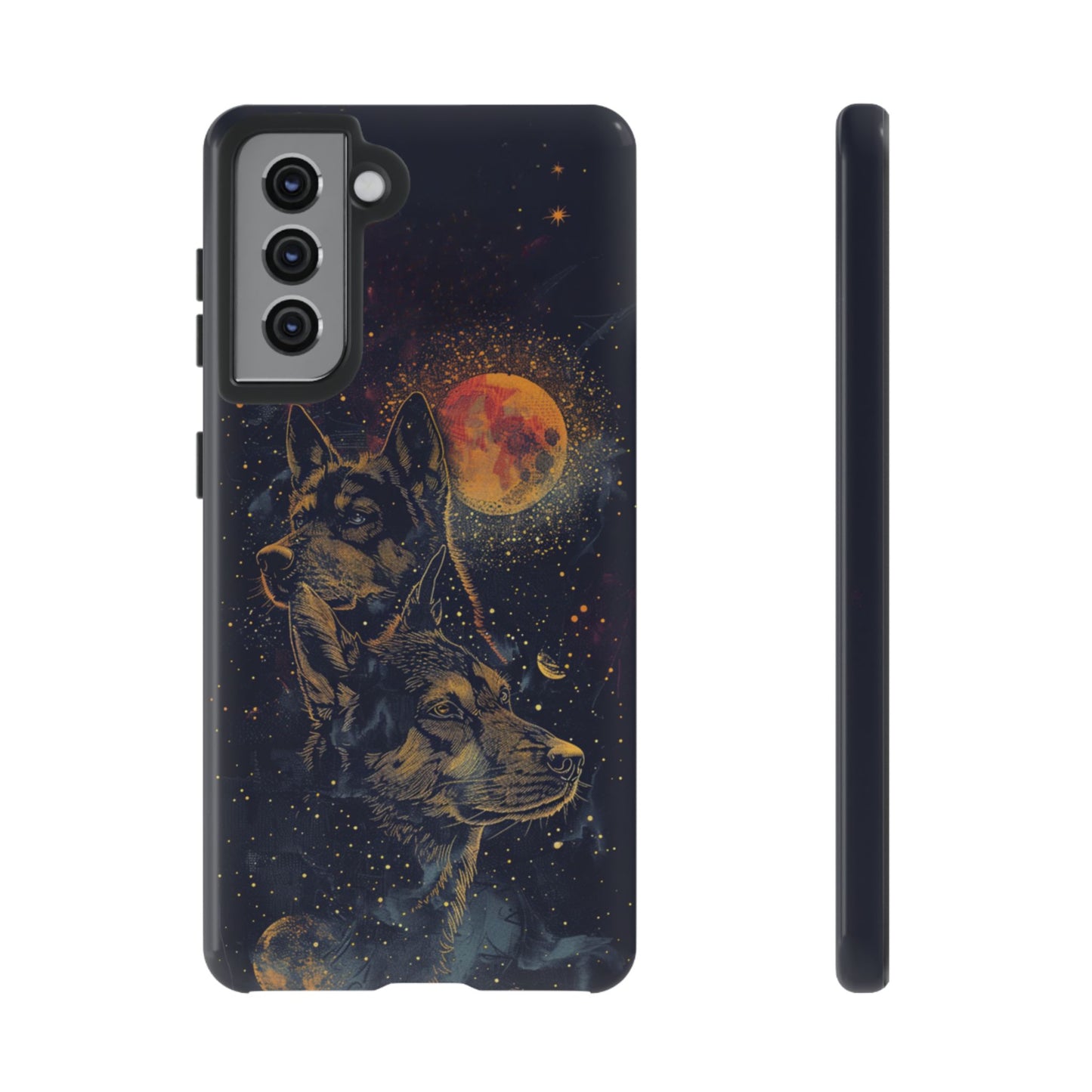 German Shepherd Celestial Phone Case – iPhone, Google Pixel, Samsung Galaxy