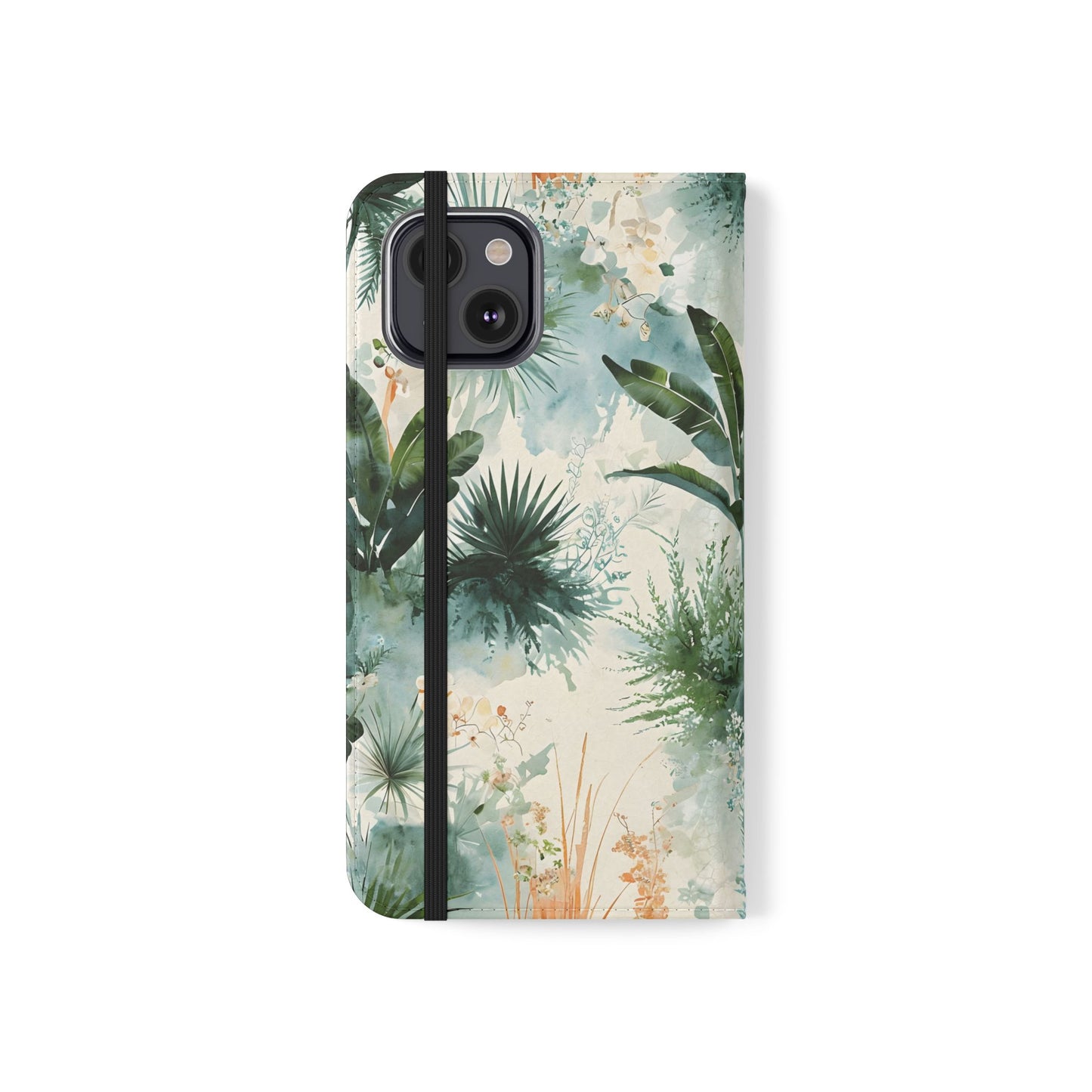 Tropical Botanical Watercolor - Wallet Flip Case