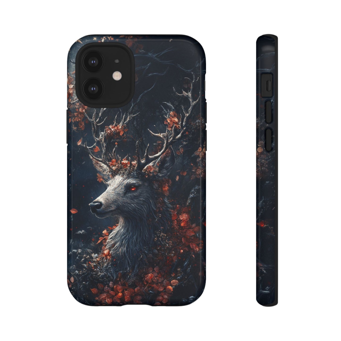 Crimson Stag Blossom – Tough iPhone Case