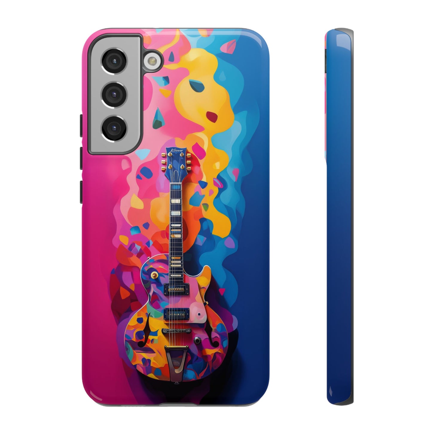 Vibrant Abstract Guitar Phone Case - iPhone, Google Pixel, Samsung Galaxy