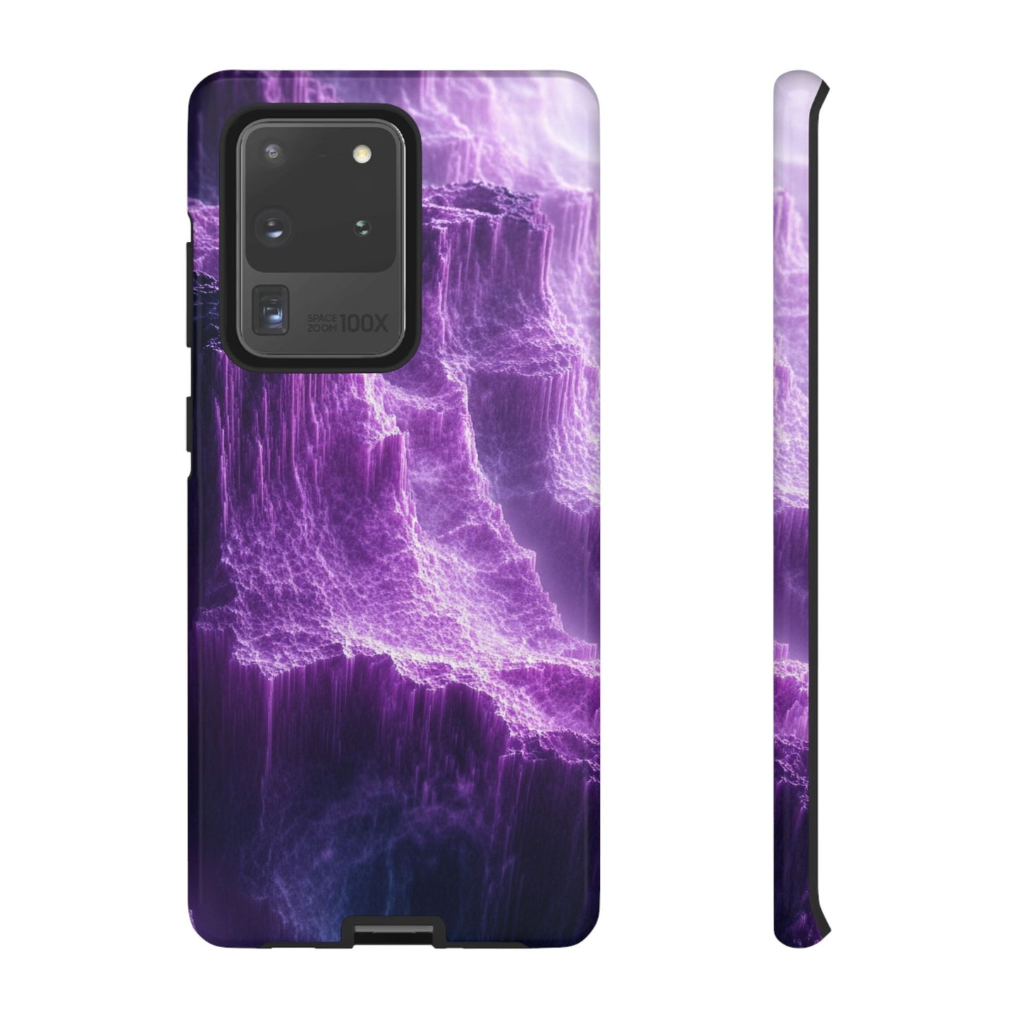 Purple Crystal Canyon - Tough Samsung Galaxy Case