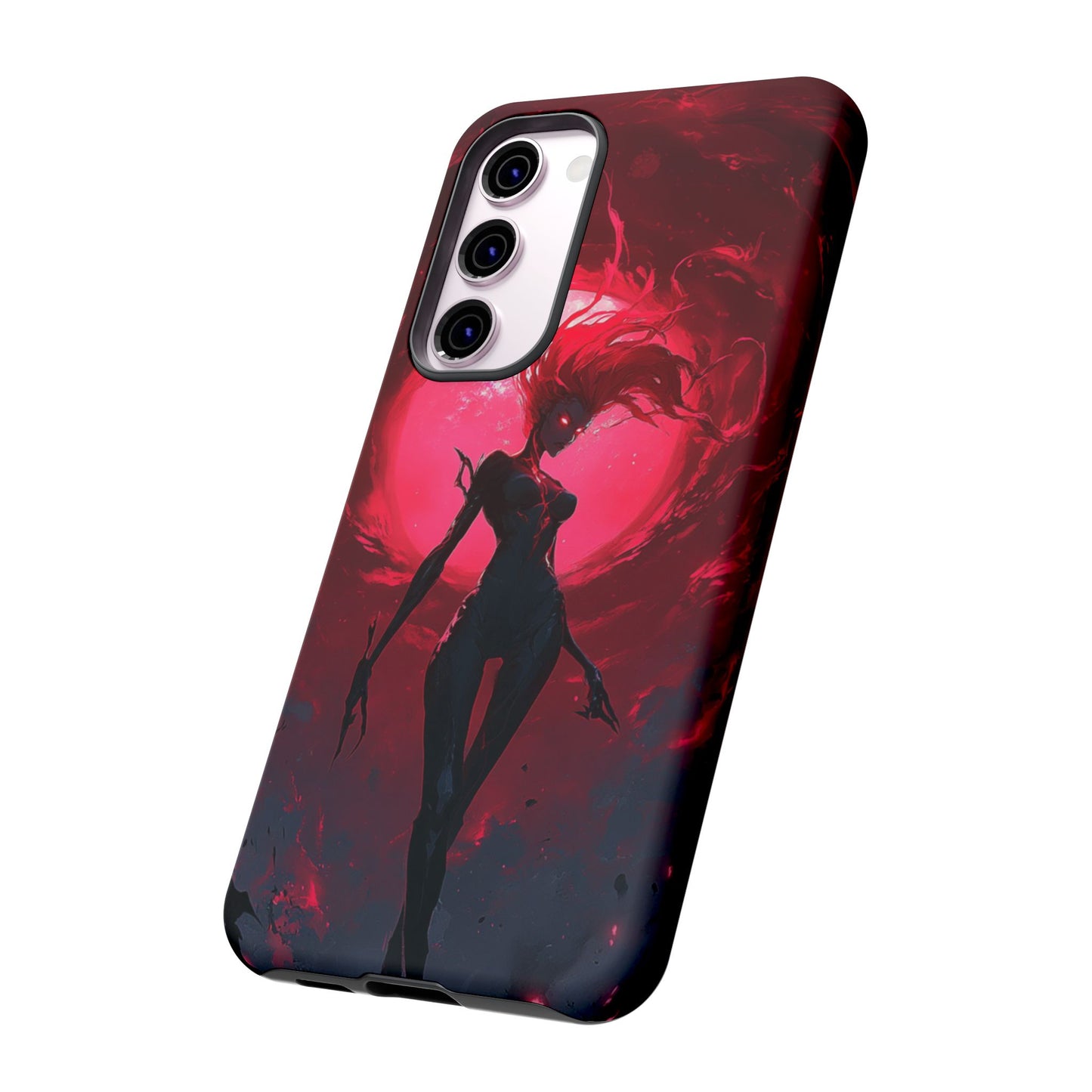 Crimson Eclipse Gothic Gaming Phone Case - iPhone, Google Pixel, Samsung Galaxy