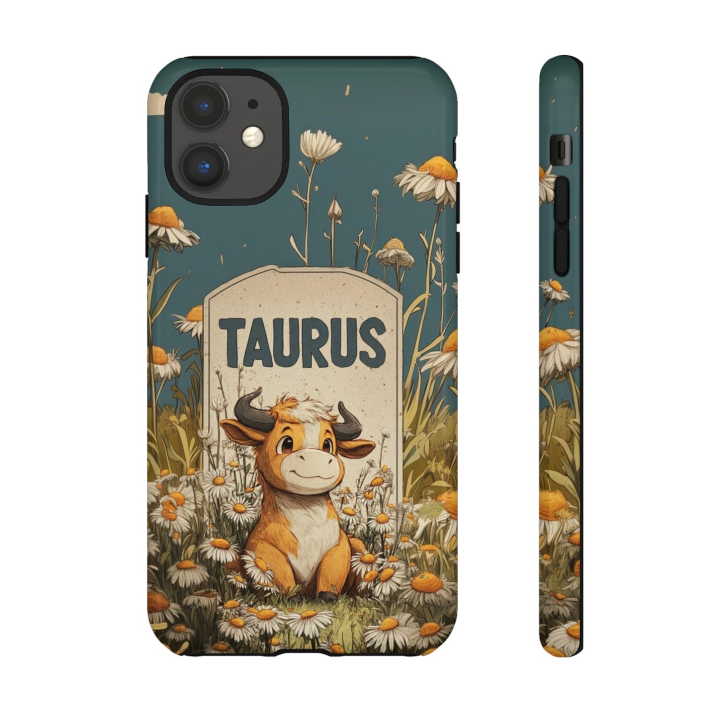 Taurus Cute Calf - Tough iPhone Case