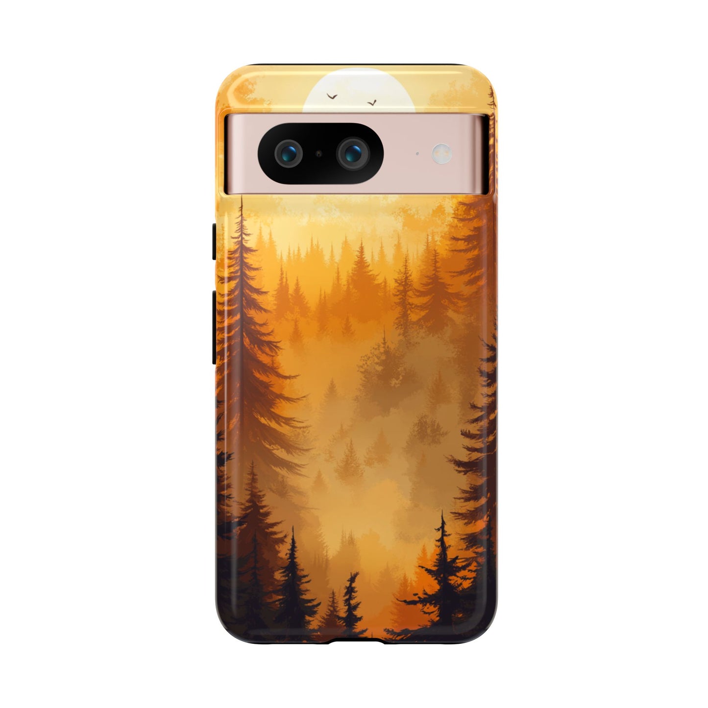 Golden Sunset Forest Phone Case - iPhone, Google Pixel, Samsung Galaxy