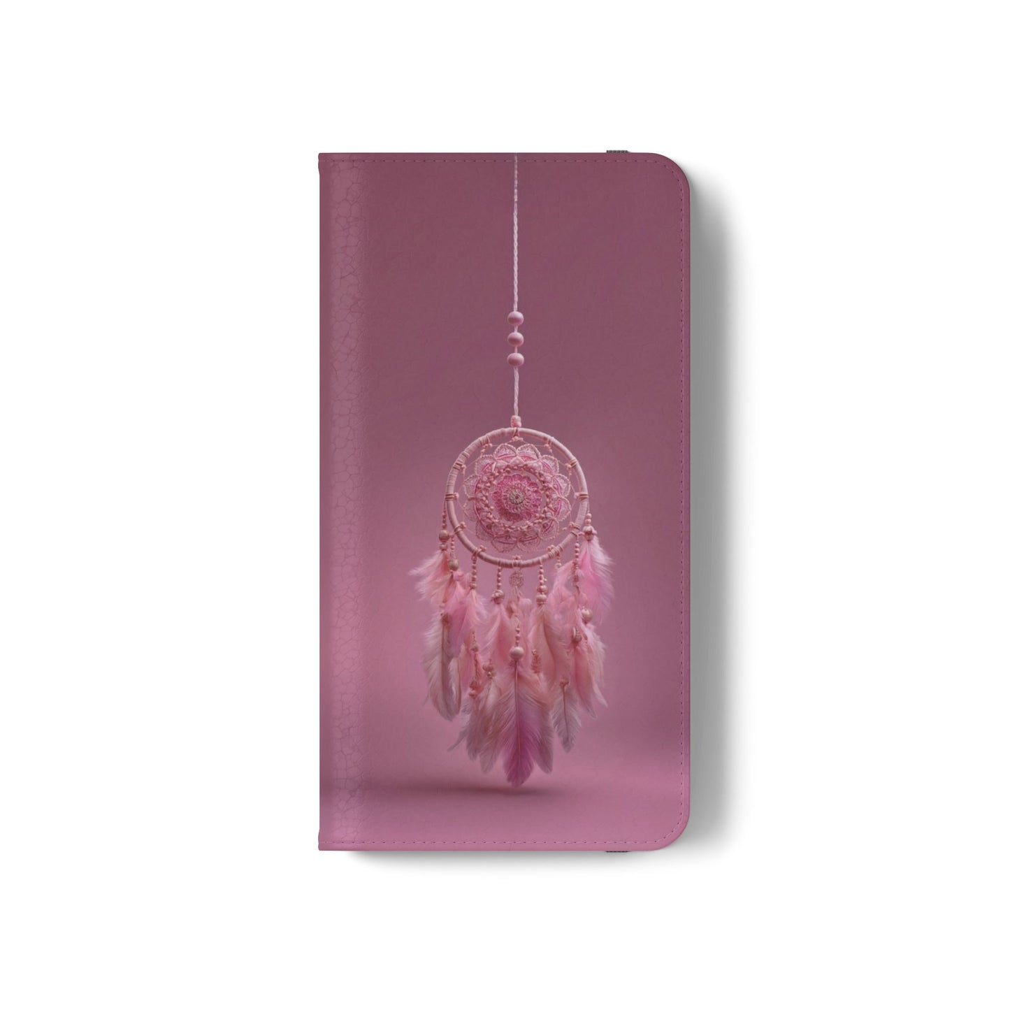 Pink Lace Dreamcatcher - Wallet Flip Case