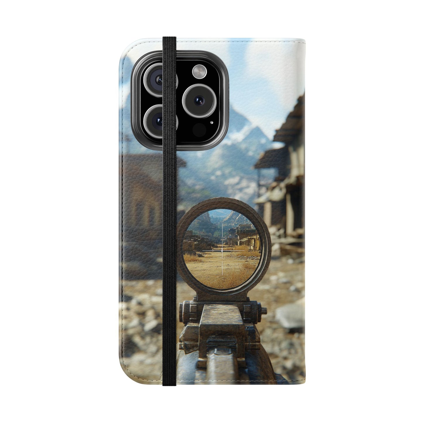 Desert Sniper Focus - Wallet Flip Case
