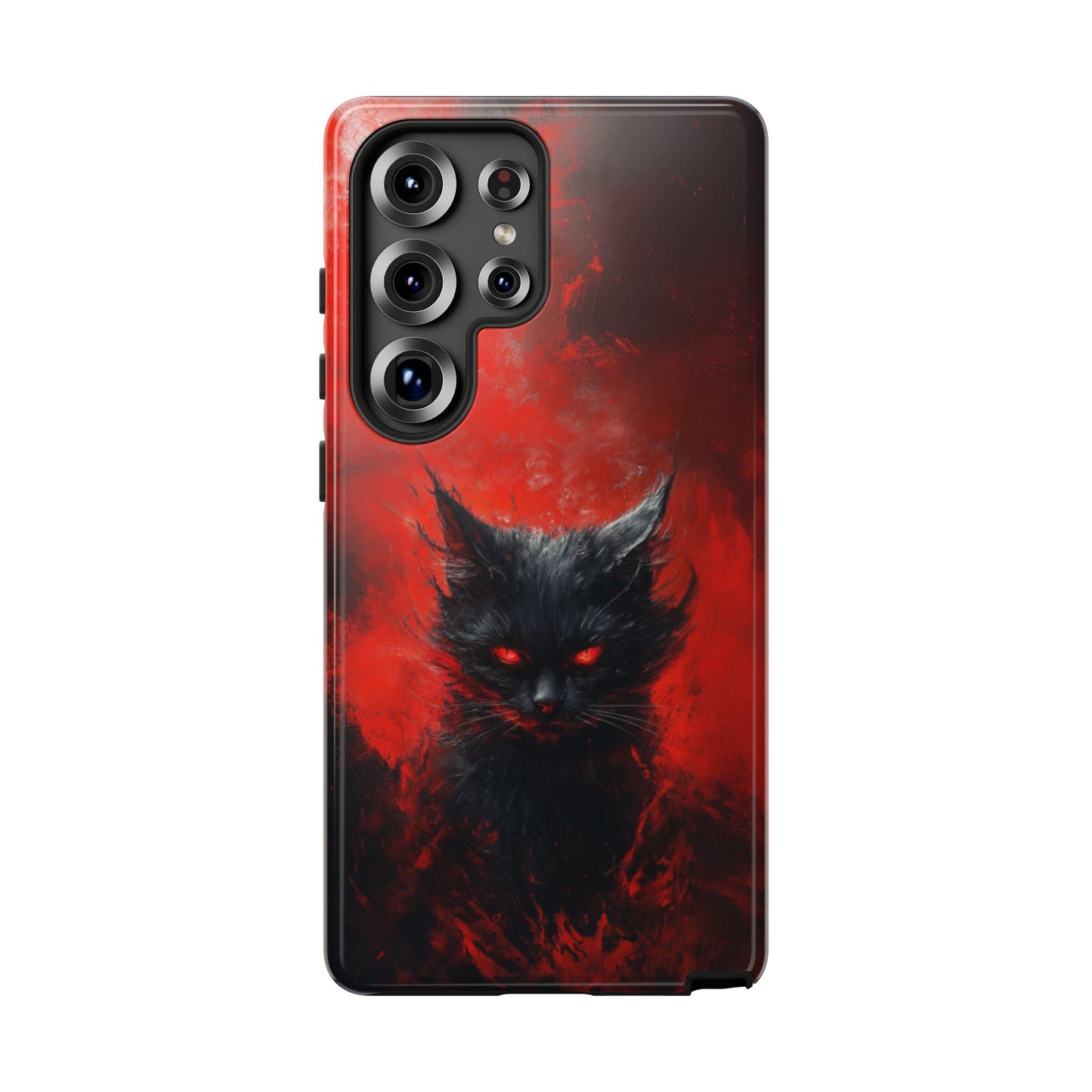 Fire Demon Black Cat - Tough Samsung Galaxy Case