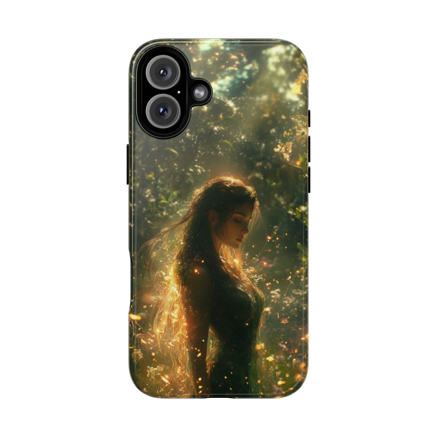 Forest Goddess Golden Light Meadow - Tough iPhone Case