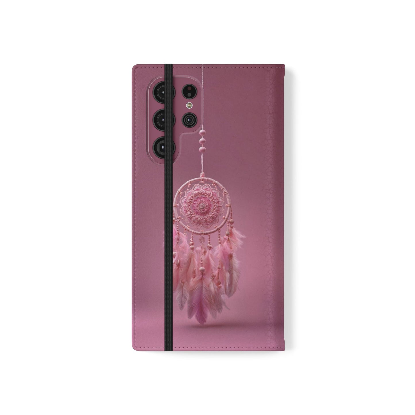 Pink Lace Dreamcatcher - Wallet Flip Case