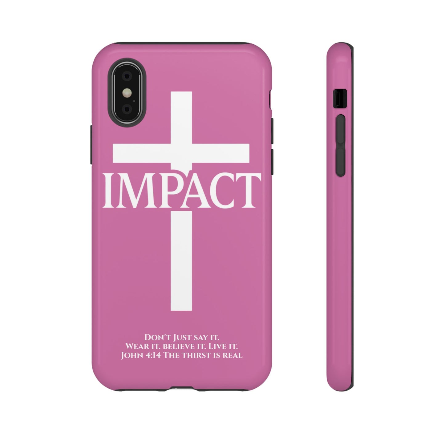 Impact Pink - Tough iPhone Case