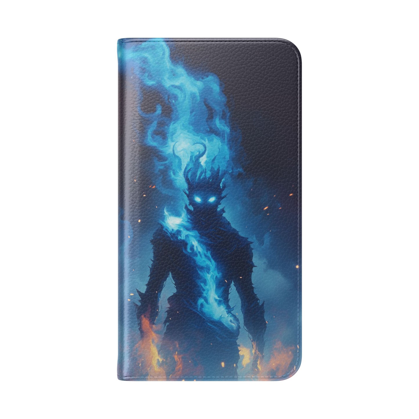 Blue Flame Spirit - Wallet Flip Case