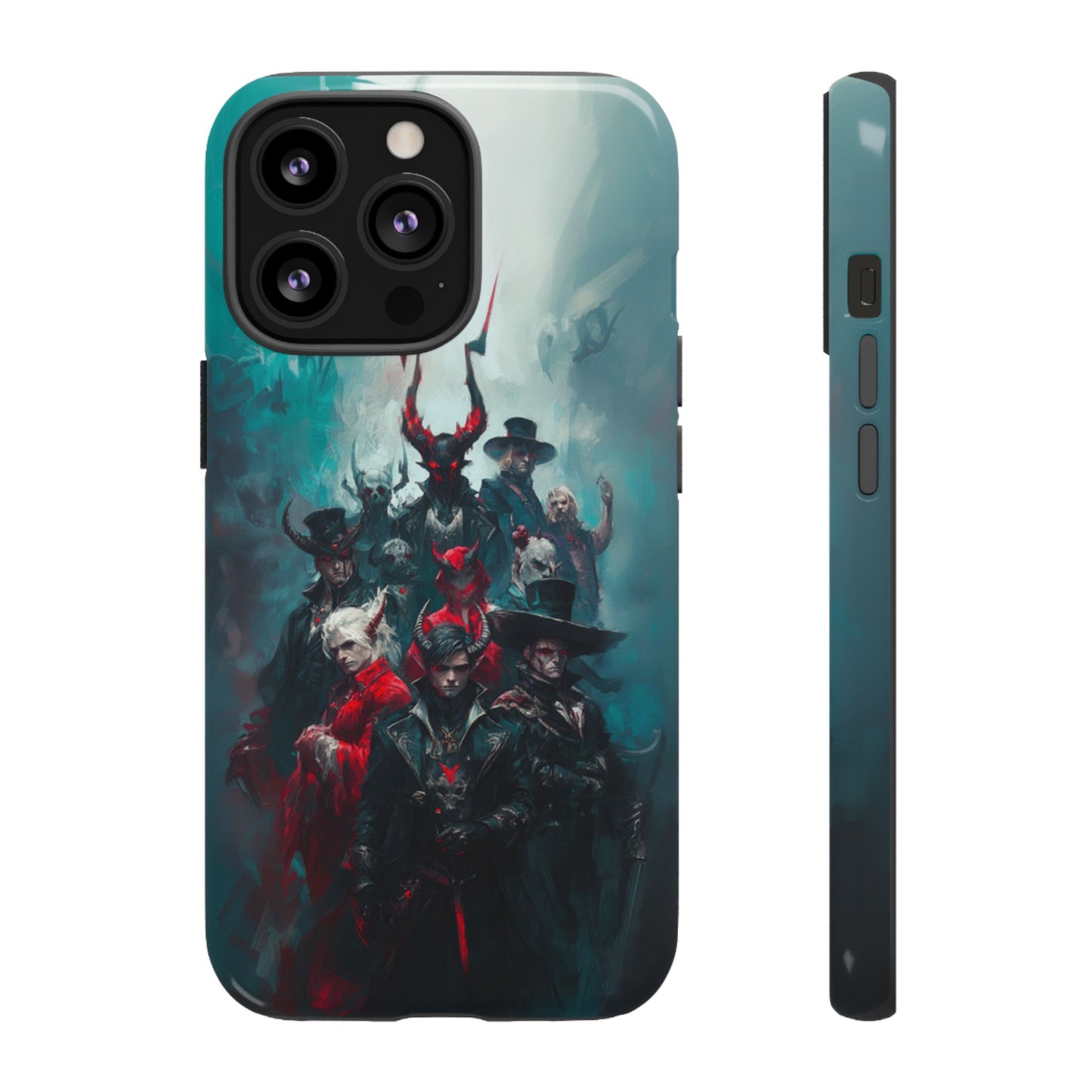 Dark Fantasy Demon Hunters - Tough iPhone Case