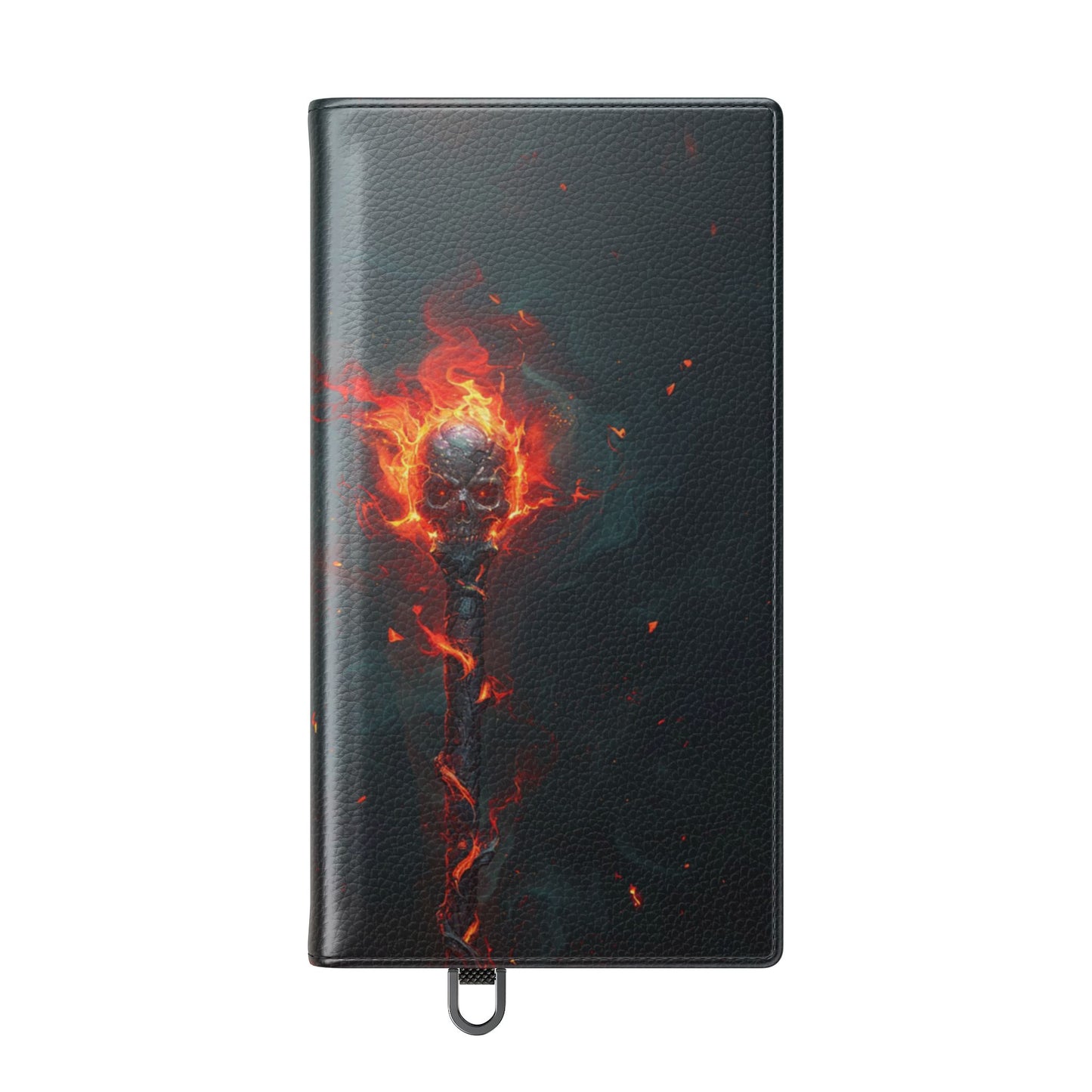 Inferno Skull Staff - Wallet Flip Case