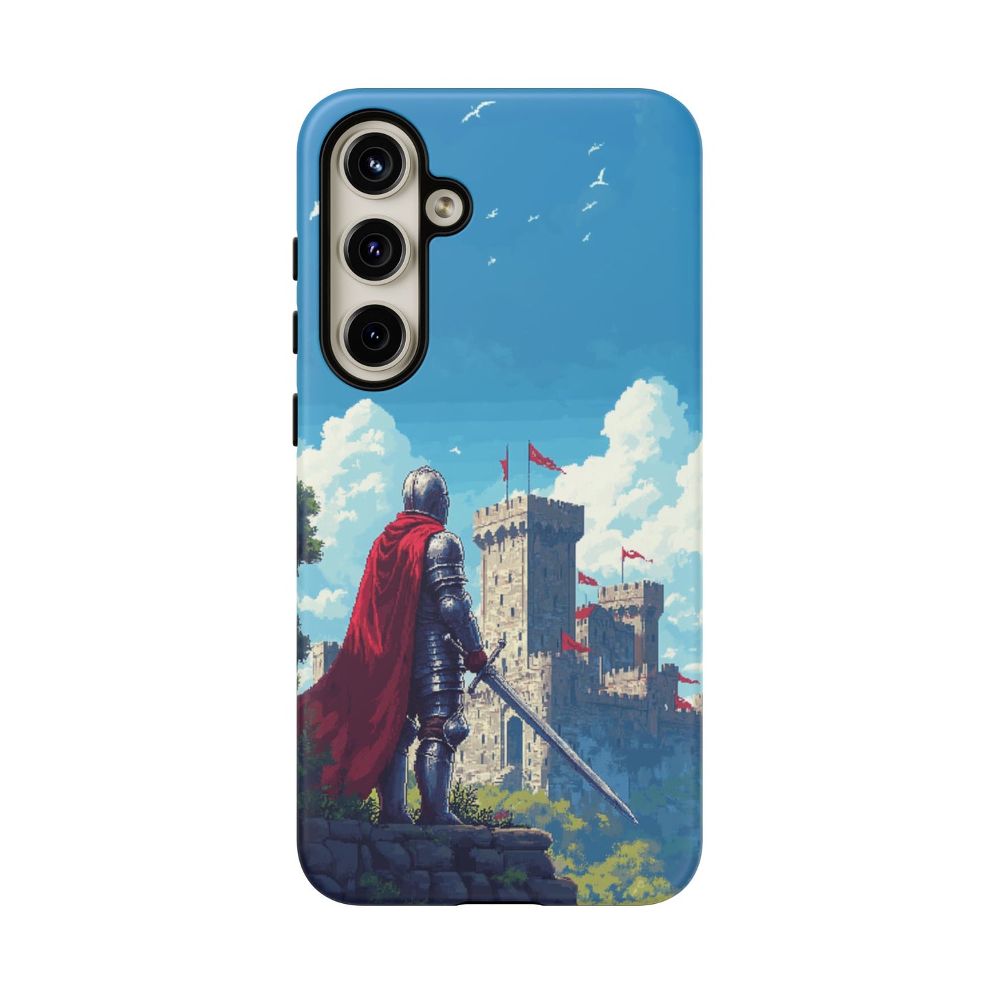 Pixel Knight Adventure Phone Case - iPhone, Google Pixel, Samsung Galaxy