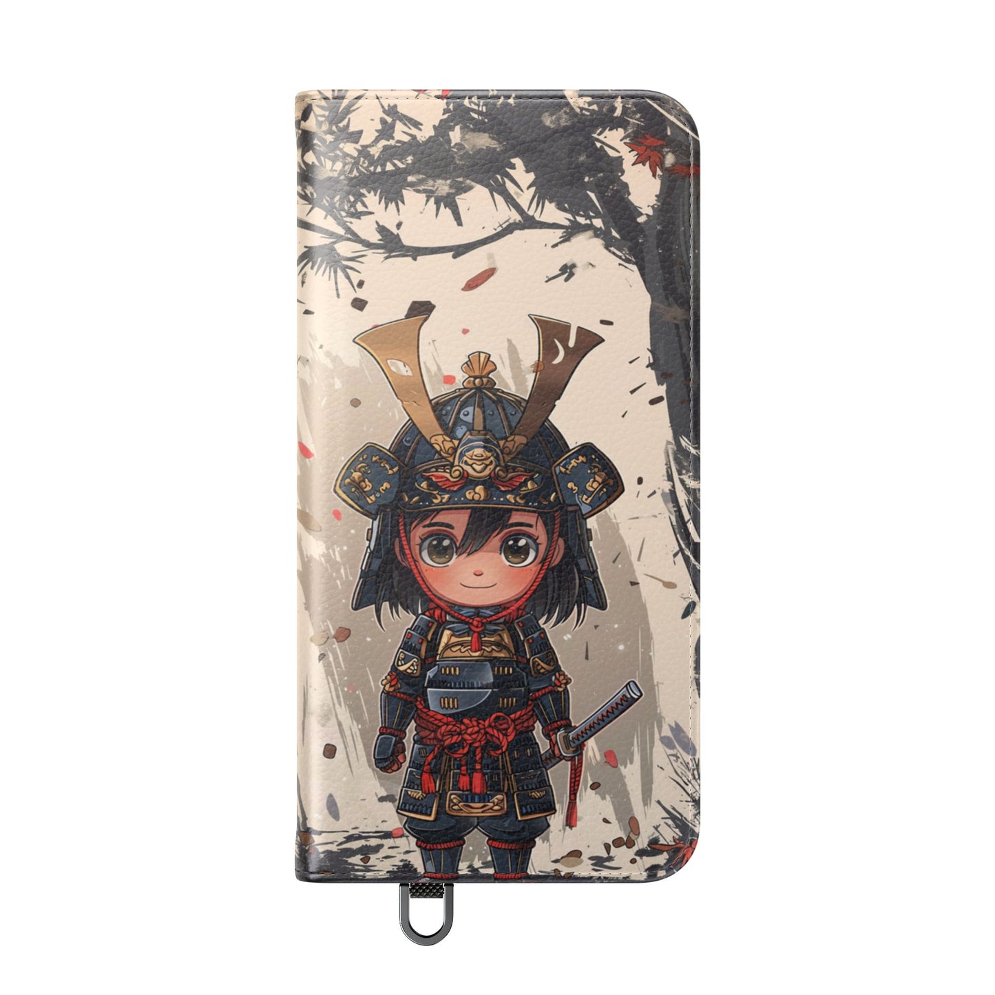 Chibi Samurai - Wallet Flip Case