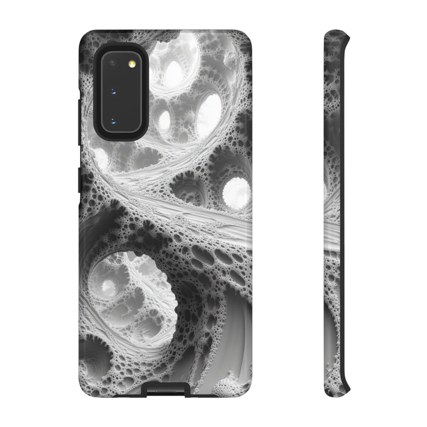 Monochrome Fractal – Tough Samsung Galaxy Case
