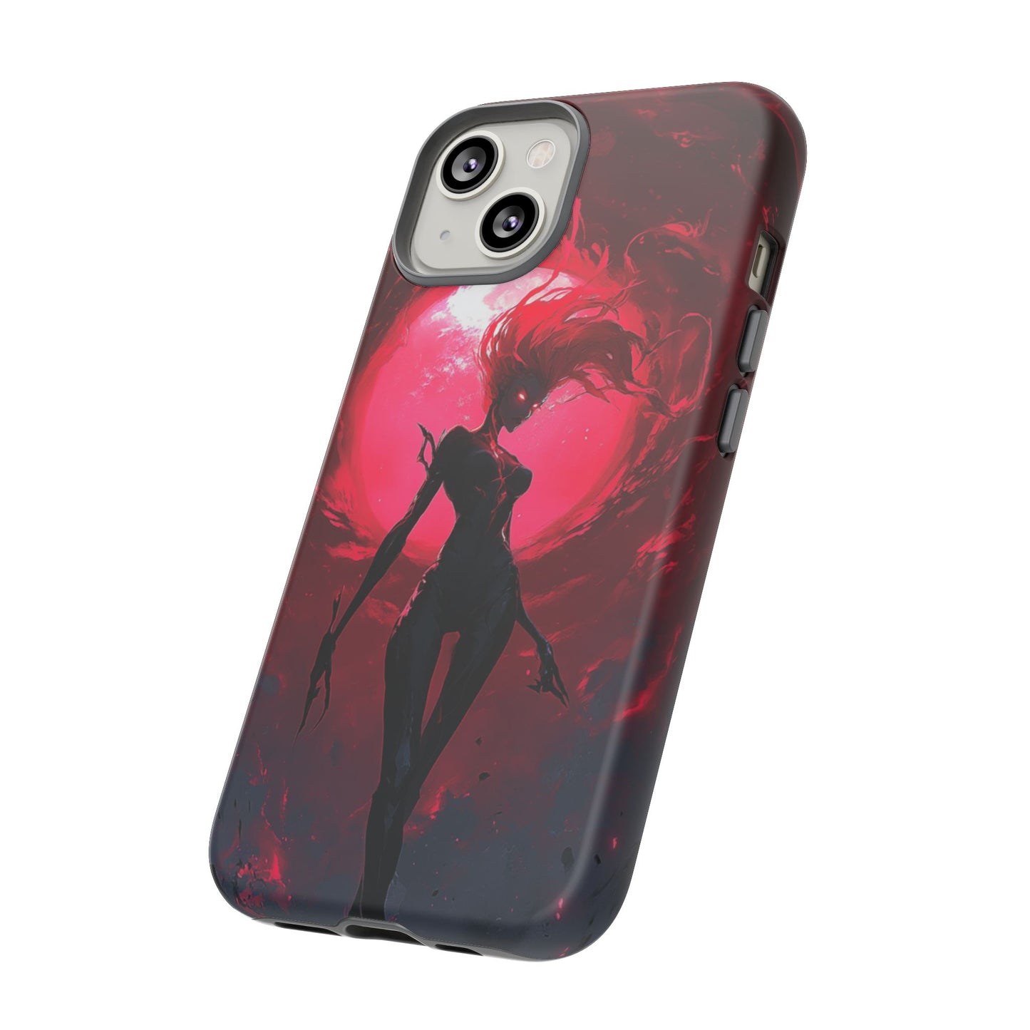 Crimson Eclipse Gothic Gaming Phone Case - iPhone, Google Pixel, Samsung Galaxy