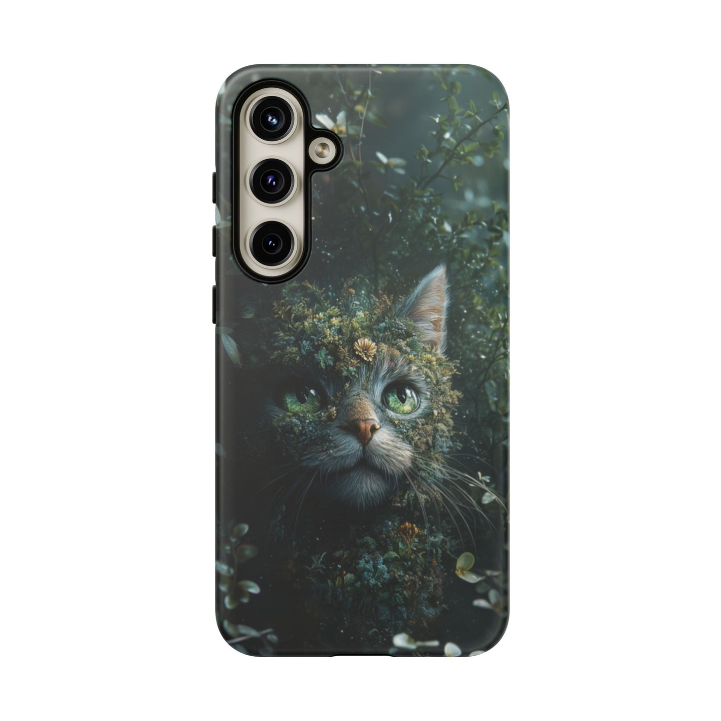 Forest Fantasy Cat Phone Case – iPhone, Google Pixel, Samsung Galaxy