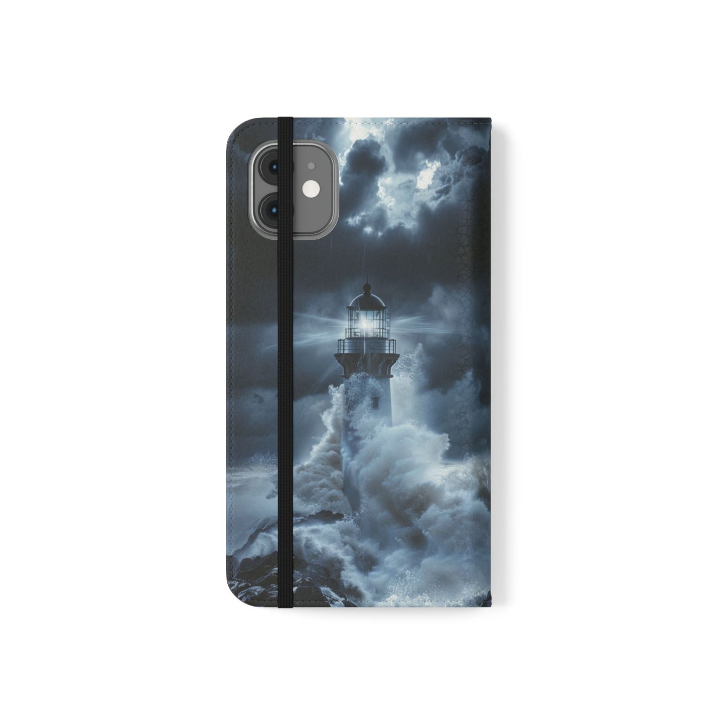 Stormbound Lighthouse - Wallet Flip Case