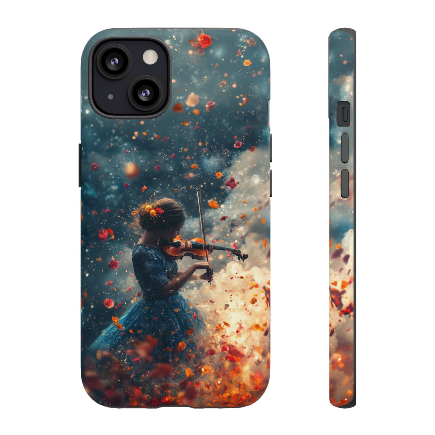 Petal Breeze Violinist Phone Case - iPhone, Google Pixel, Samsung Galaxy