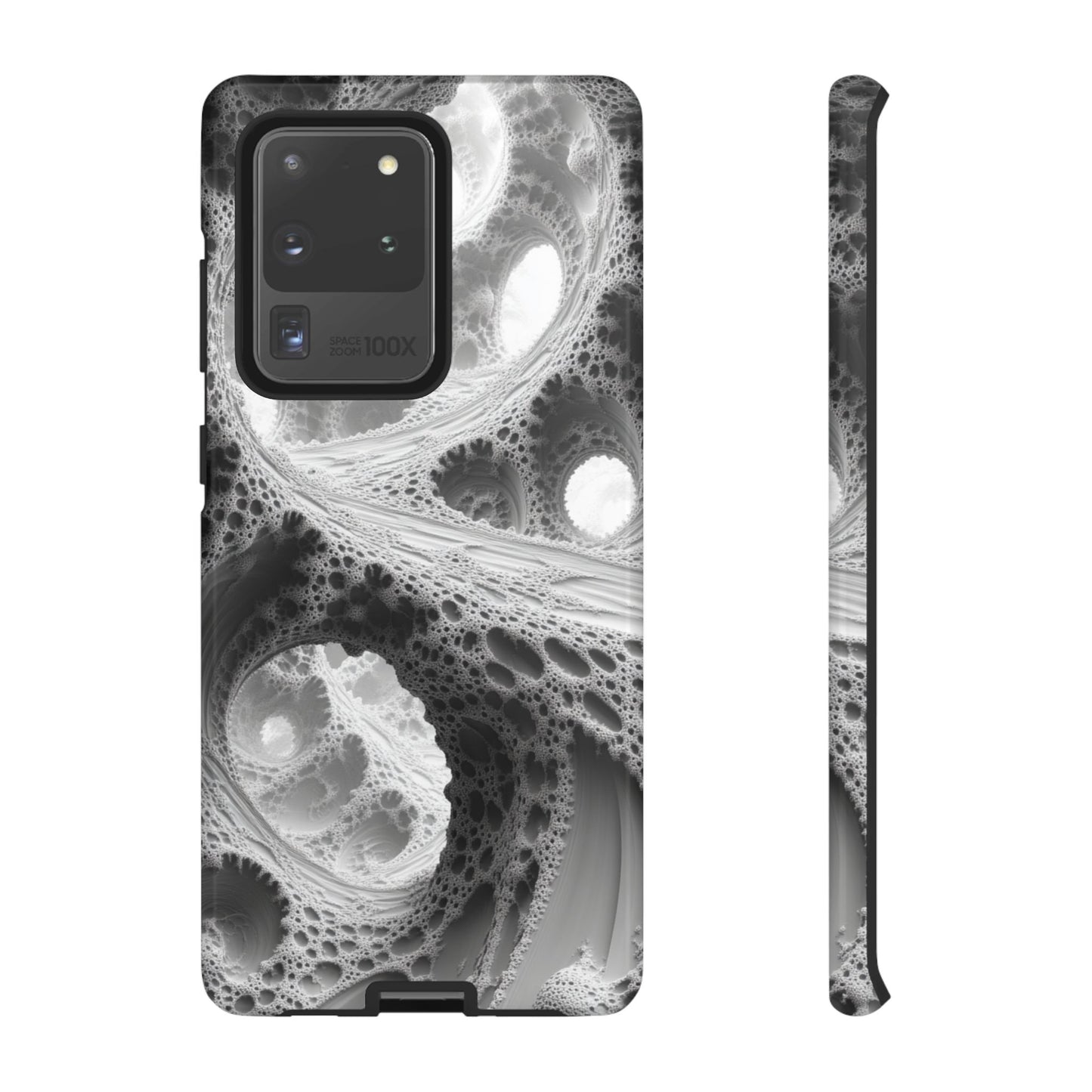 Monochrome Fractal – Tough Samsung Galaxy Case
