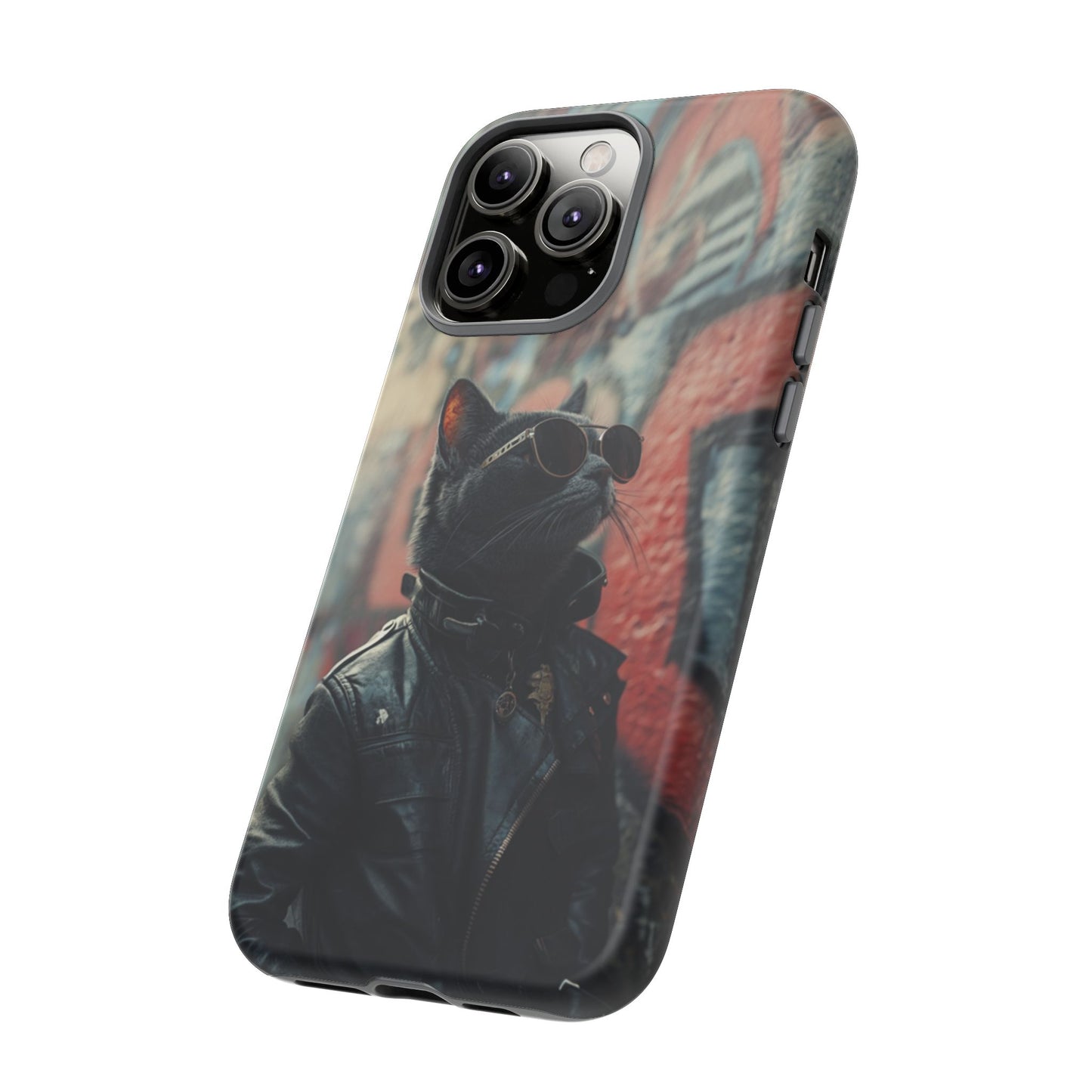 Punk Rock Cat Phone Case – iPhone, Google Pixel, Samsung Galaxy