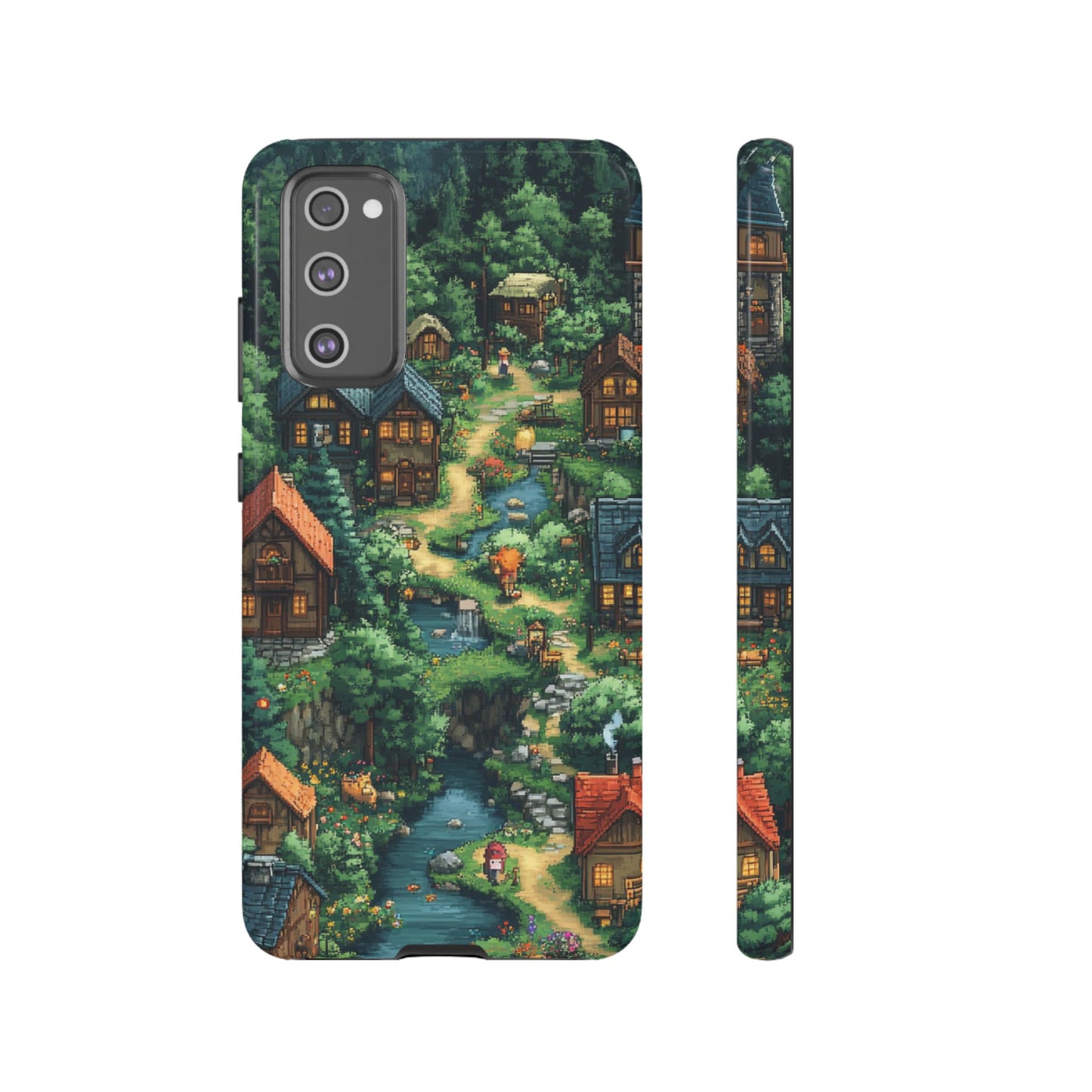 Pixel Forest Hamlet - Tough Samsung Galaxy Case