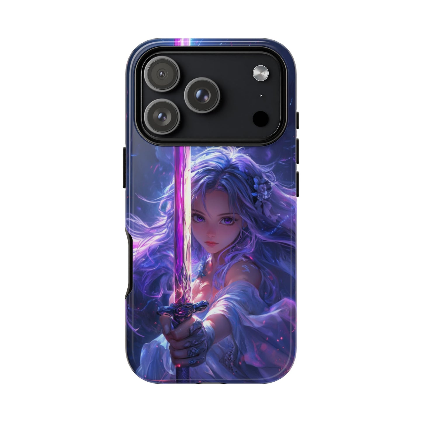 Violet Blade Warrior – Tough iPhone Case