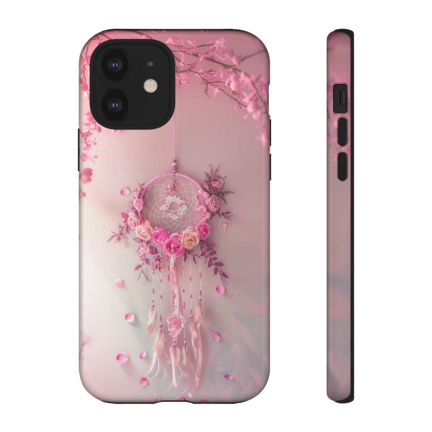 Pink Rose Dreamcatcher - Tough iPhone Case