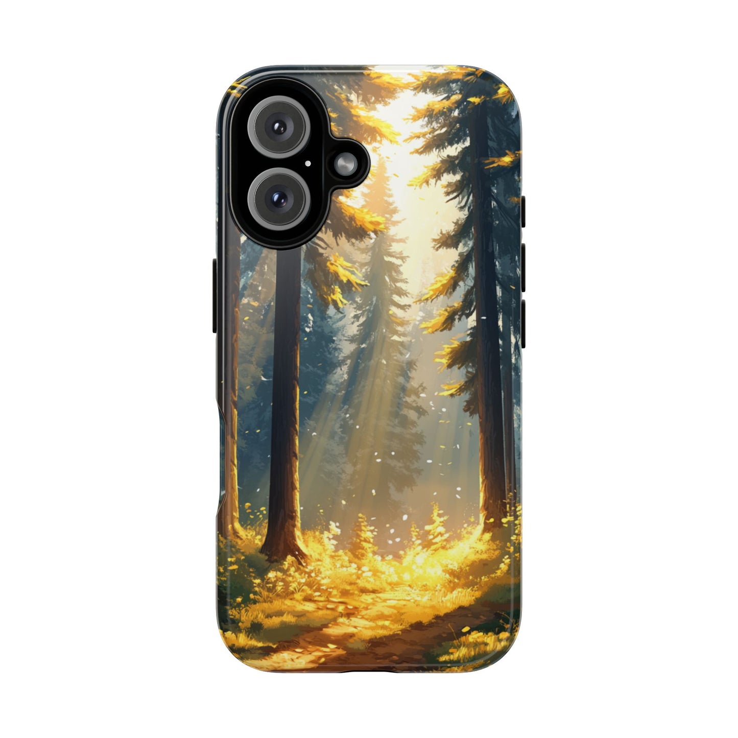 Golden Forest Path – Tough iPhone Case