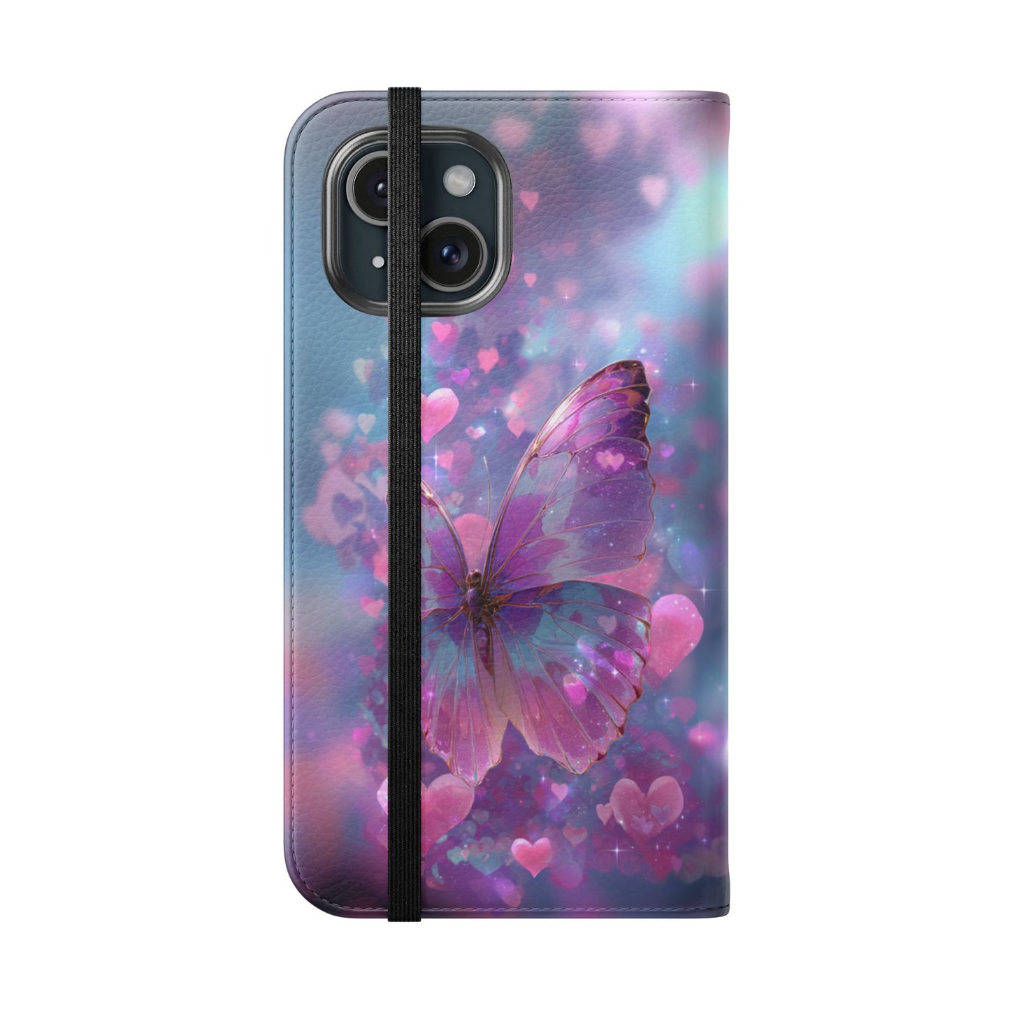 Cupid's Flutter Butterfly - Wallet Flip Case
