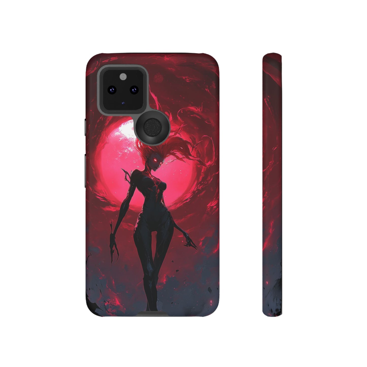 Crimson Eclipse Gothic Gaming Phone Case - iPhone, Google Pixel, Samsung Galaxy