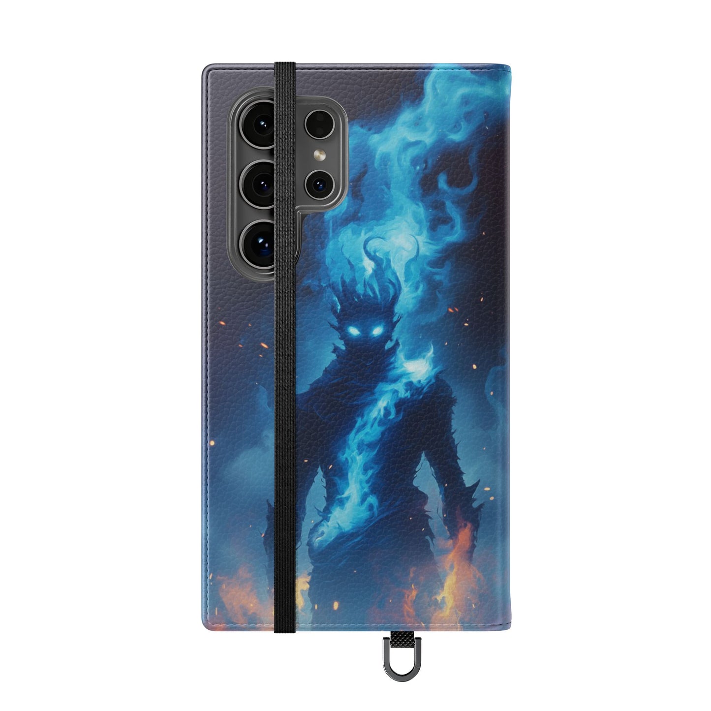 Blue Flame Spirit - Wallet Flip Case