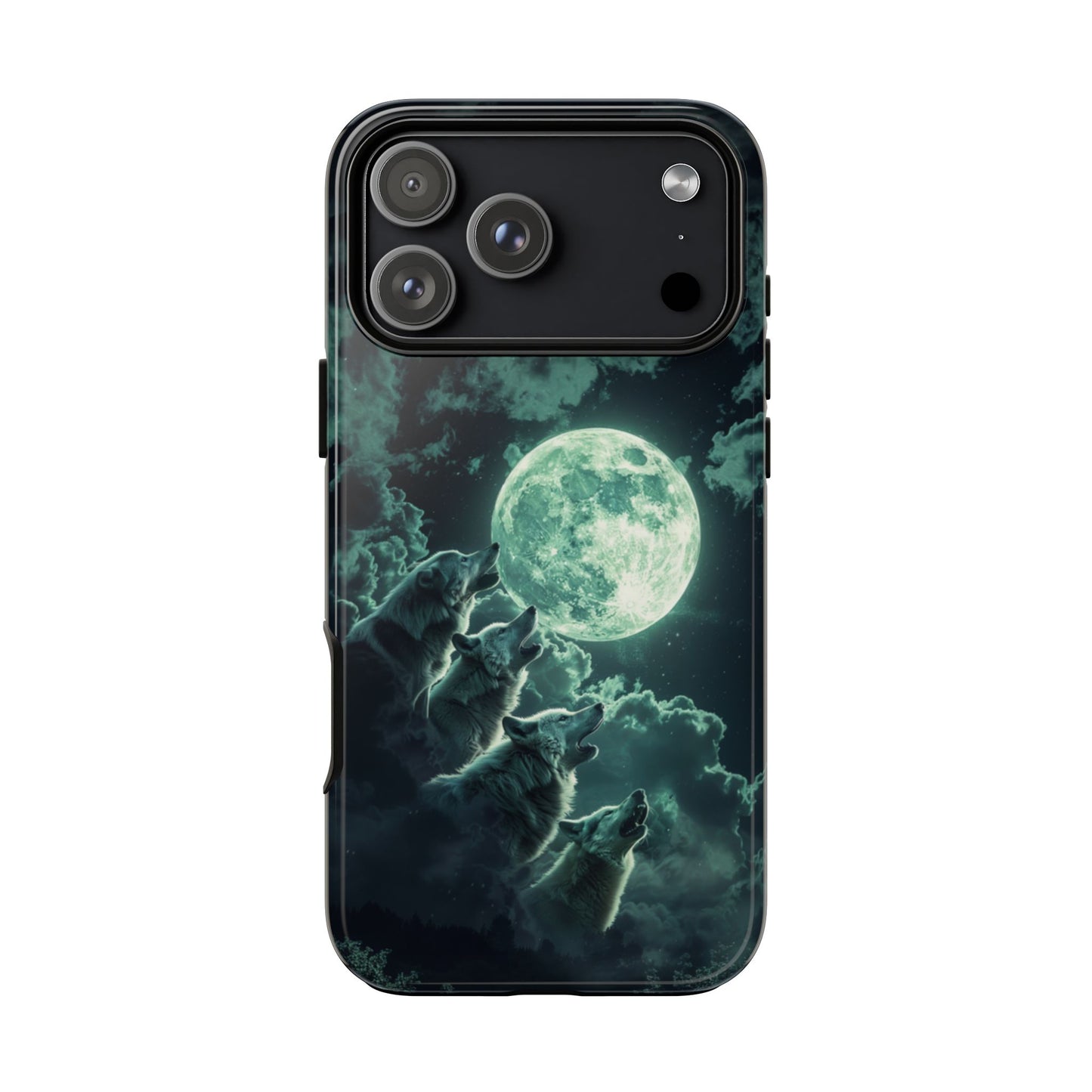 Moonlit Wolf Chorus - Tough iPhone Case
