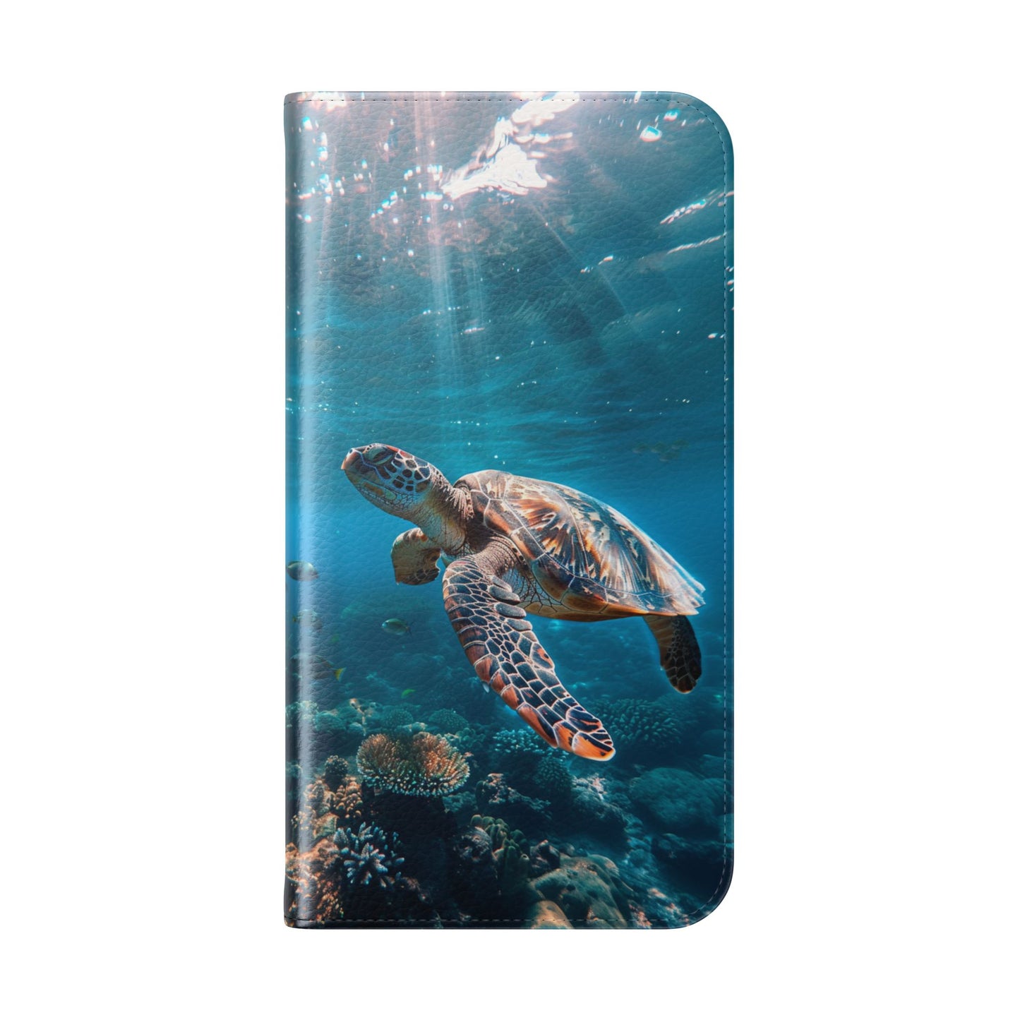 Ocean Guardian Sea Turtle - Wallet Flip Case
