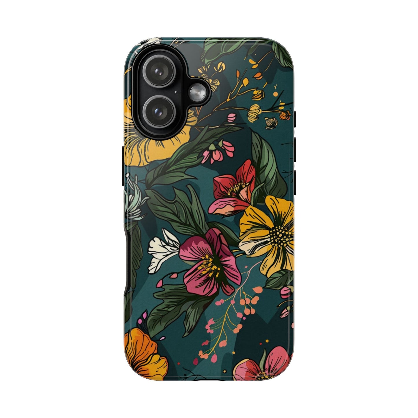 Vintage Floral Bloom – Tough iPhone Case