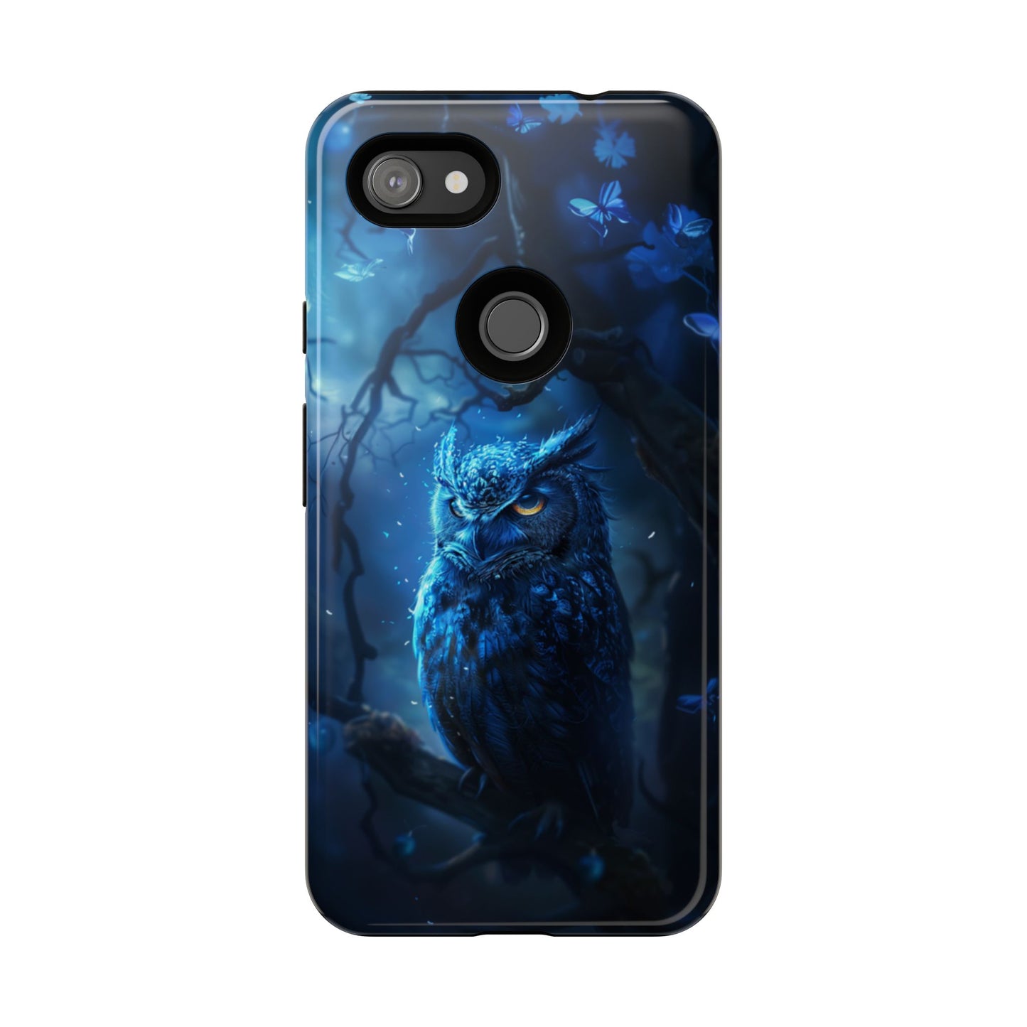Azure Nocturne Owl – Tough Google Pixel Case