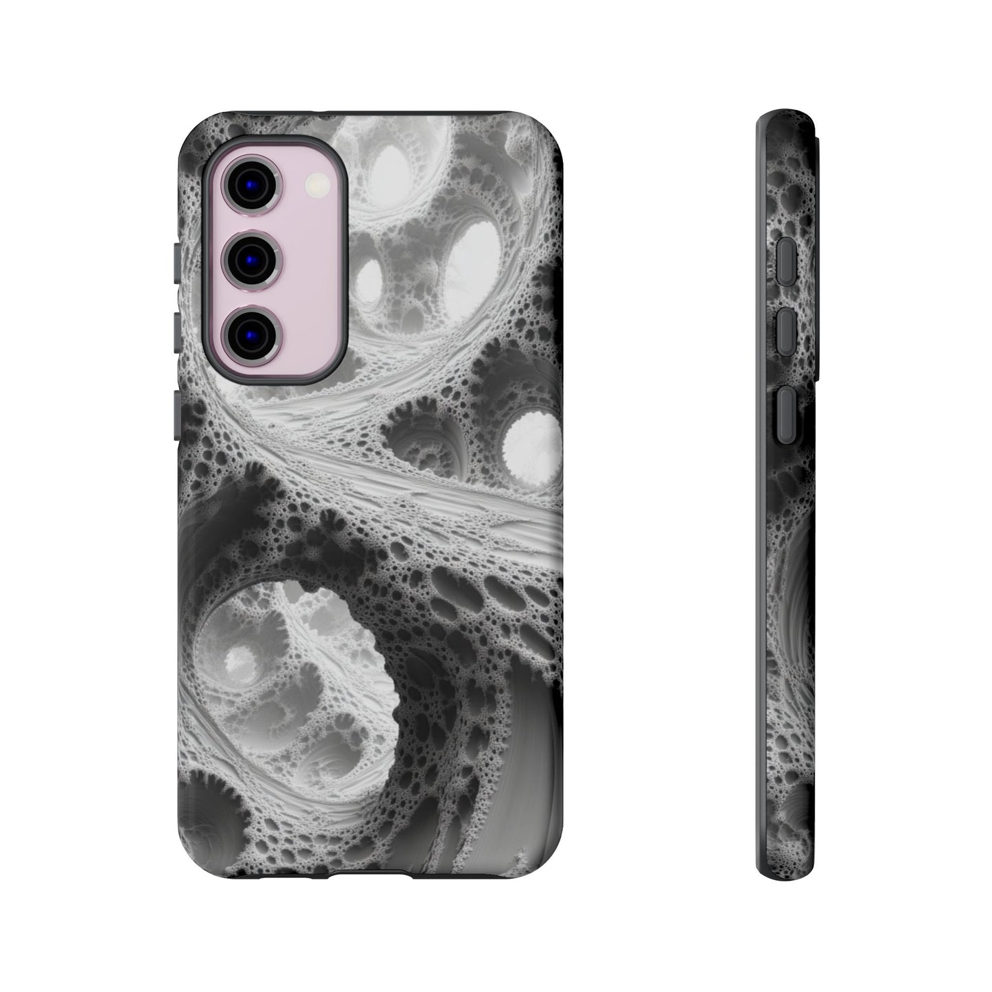 Monochrome Fractal – Tough Samsung Galaxy Case