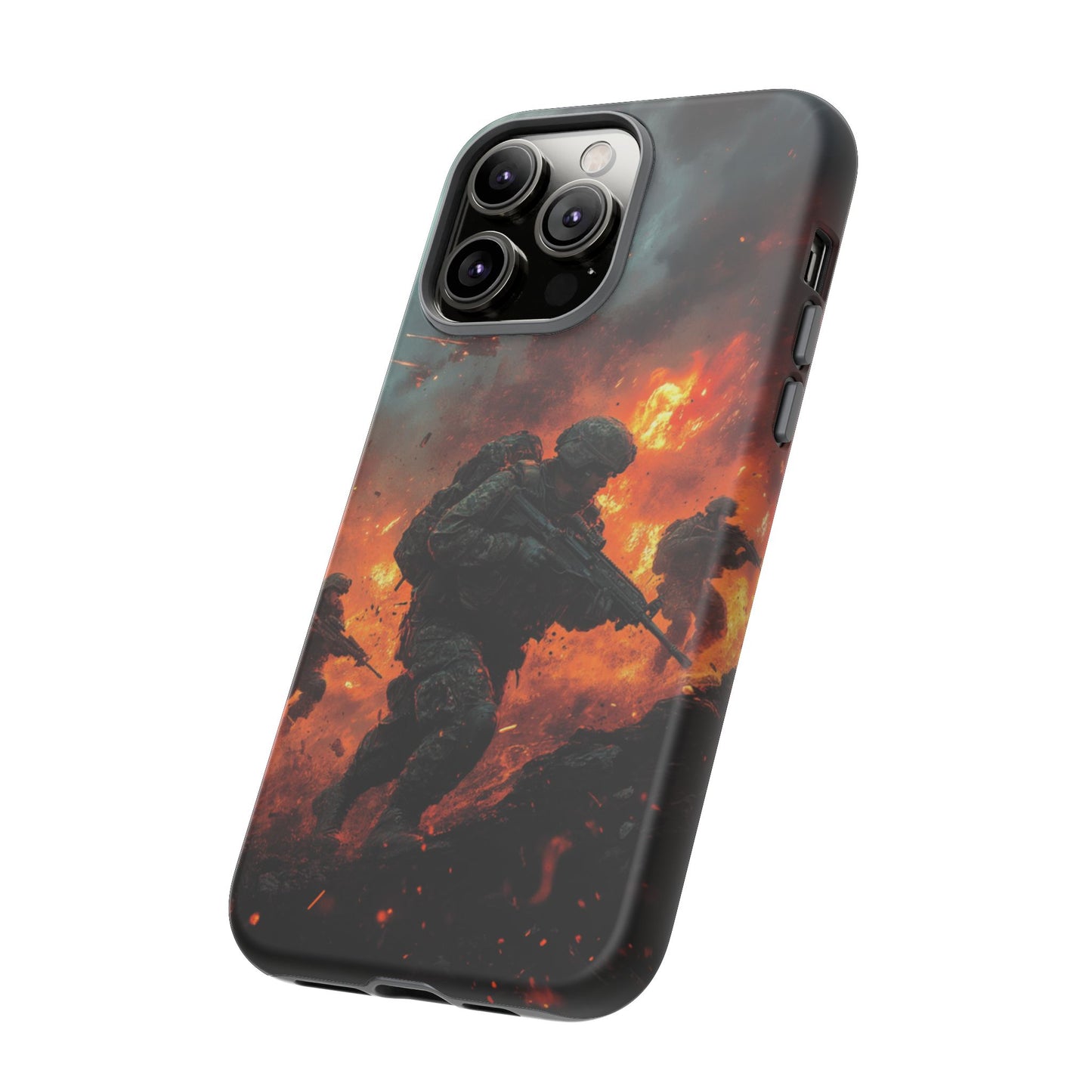 Epic Battlefield Soldier Phone Case - iPhone, Google Pixel, Samsung Galaxy